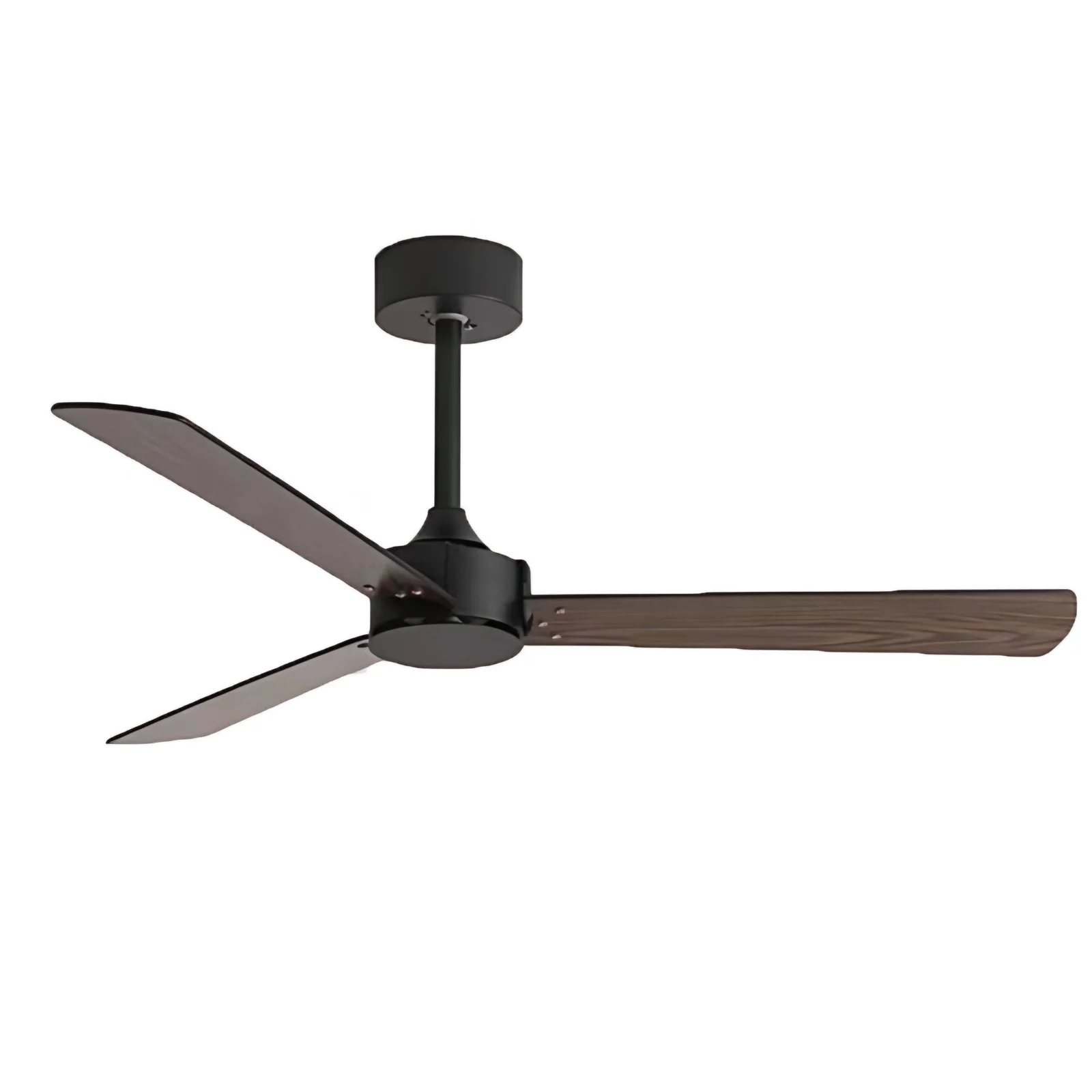 Modern Electric Ventilation Fan 48 Inch Wood Blades Remote Control with Light for Living Room Bedroom