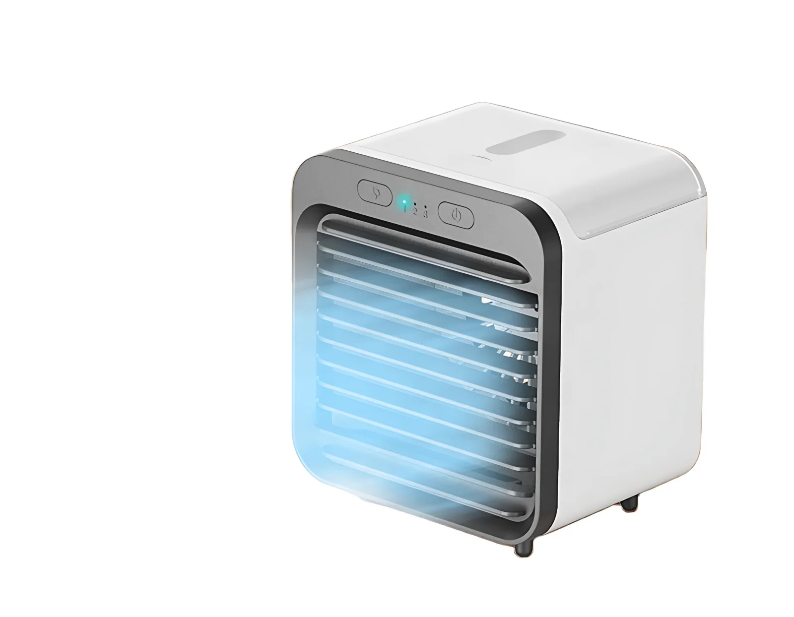 Portable Water Cooled Small Cooling Fan Mobile Mini Evaporative Air Cooler Lasting Spray