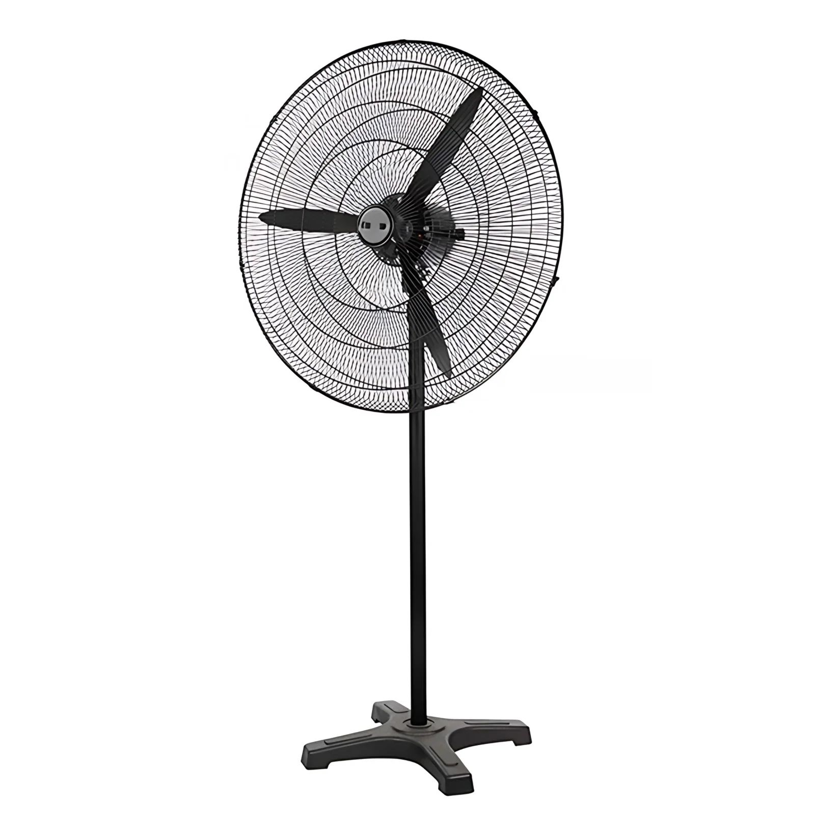 30 Inch Cross Base Stand Fan With 3 Aluminum Leaves Industrial Electric Air Cooling Car Home Garage Hotel Pedestal Box Options