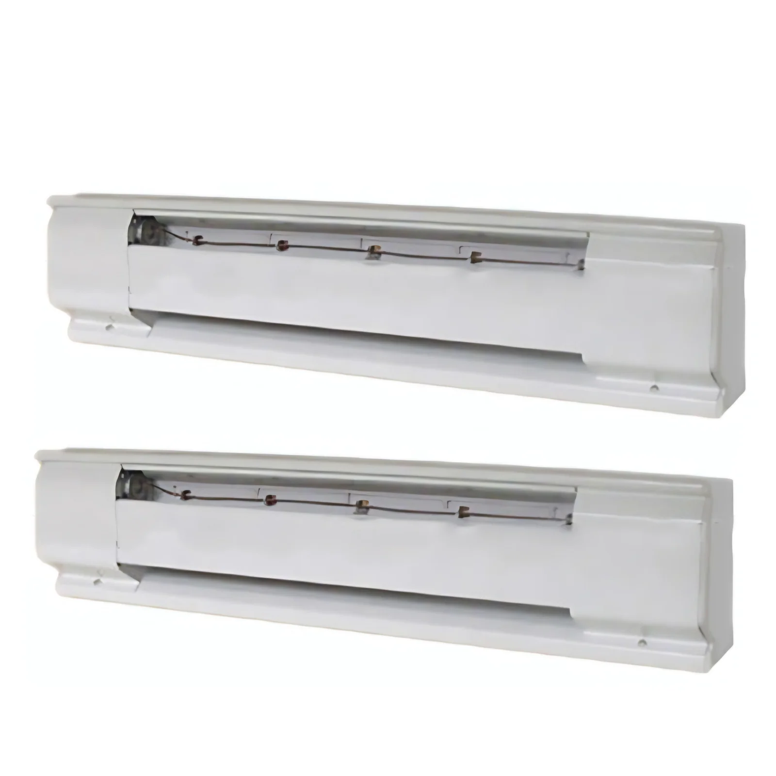 Fashion SPCC Wall Mount Heater 4ft 1000w Baseboard Heating Heater Home Wall Electric Heater Machine Fast Heating Freestanding