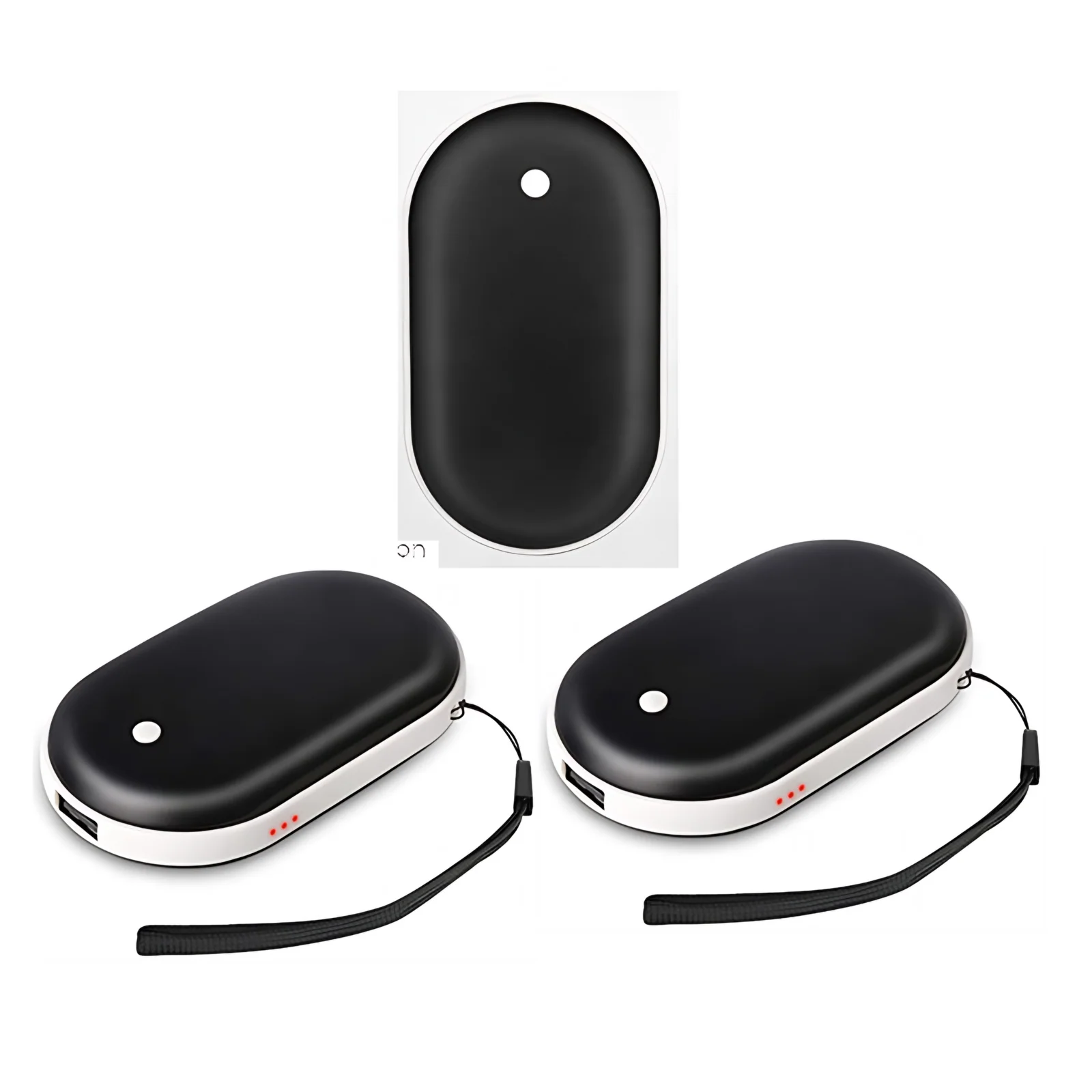 5000 Mah USB Winterhandwärmer Heizung Cobblestone Ladung Schatz wiederaufladbare doppelseitige handliche warmer Strombank