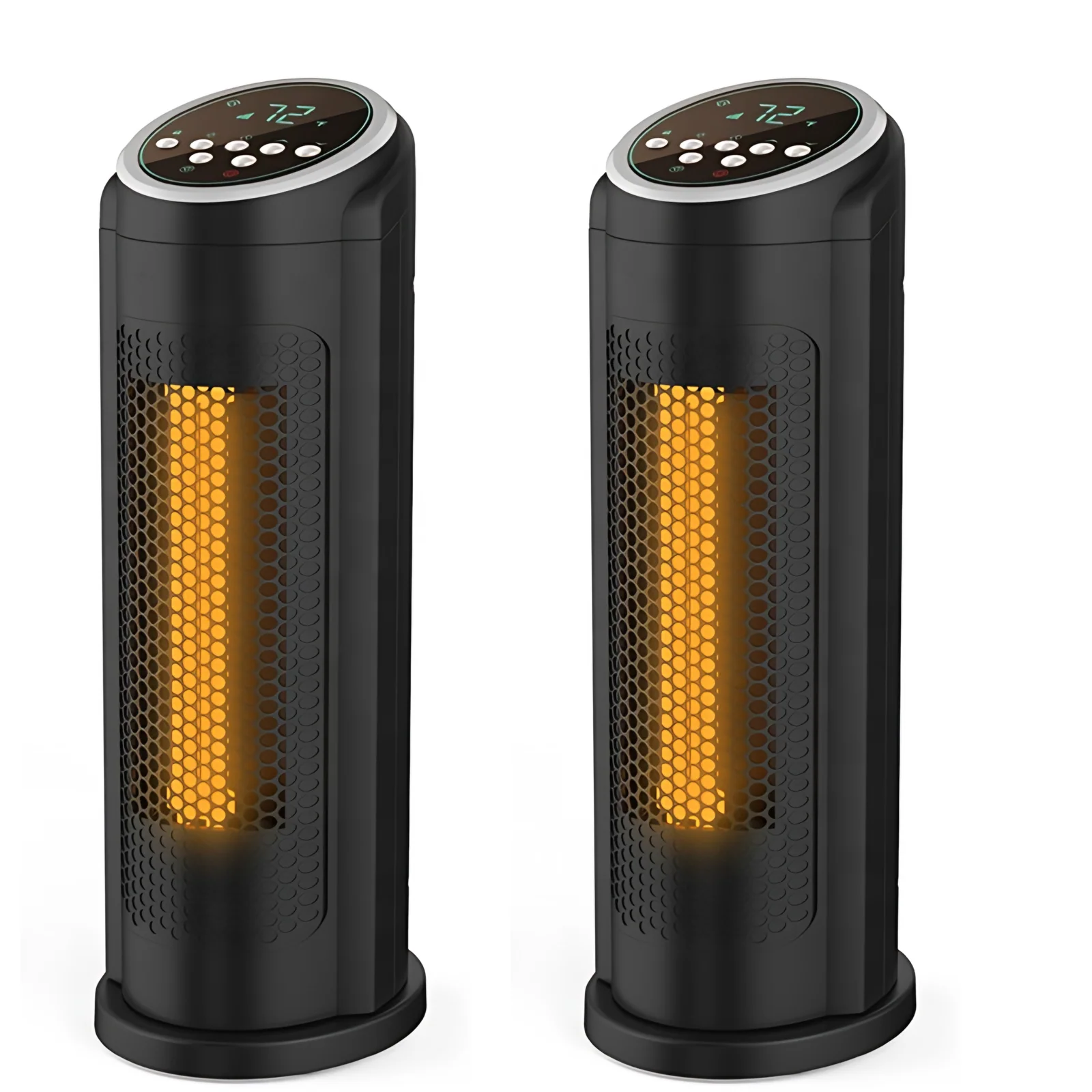 2026 nouveau ventilateur hybride et chauffe-espace chauffe-tour électrique de 1000W avec ventilateur à distance de circulateur d'air pour le temporiseur et le thermostat de la maison