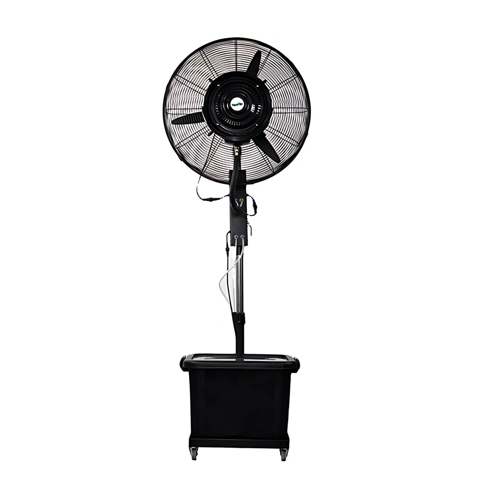 Factory Strong Wind 26 30 Inch OEM Outdoor Water Mist Stand Fan with Metal Electric Cooling Air Large Water Tank Capacity