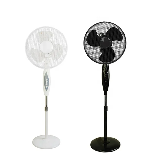 Good Quality 3 Speeds Air Cooling Ventiladores 16 Inch Oscillating Ajustable Fan Pedestal