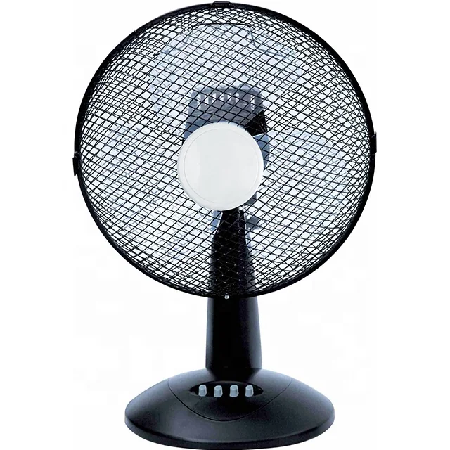 High Quality Stainless Steel Grill Three Wind Speed Air Cooler 12 Inch AC Electric Table Fan for Household and Garage