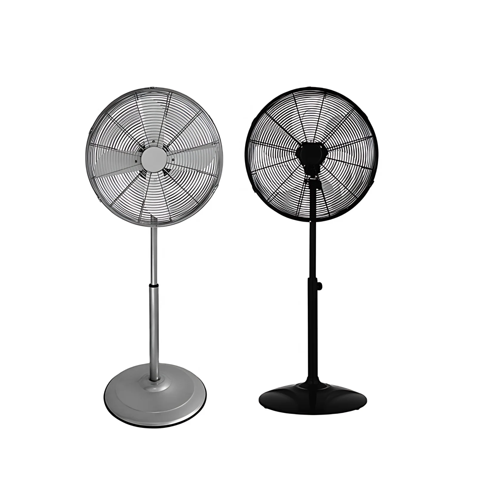Factory Direct Sale 16 Inches 60W High Velocity Industrial Tilt Height Adjustable Wide Oscillation Metal Standing Pedestal Fan