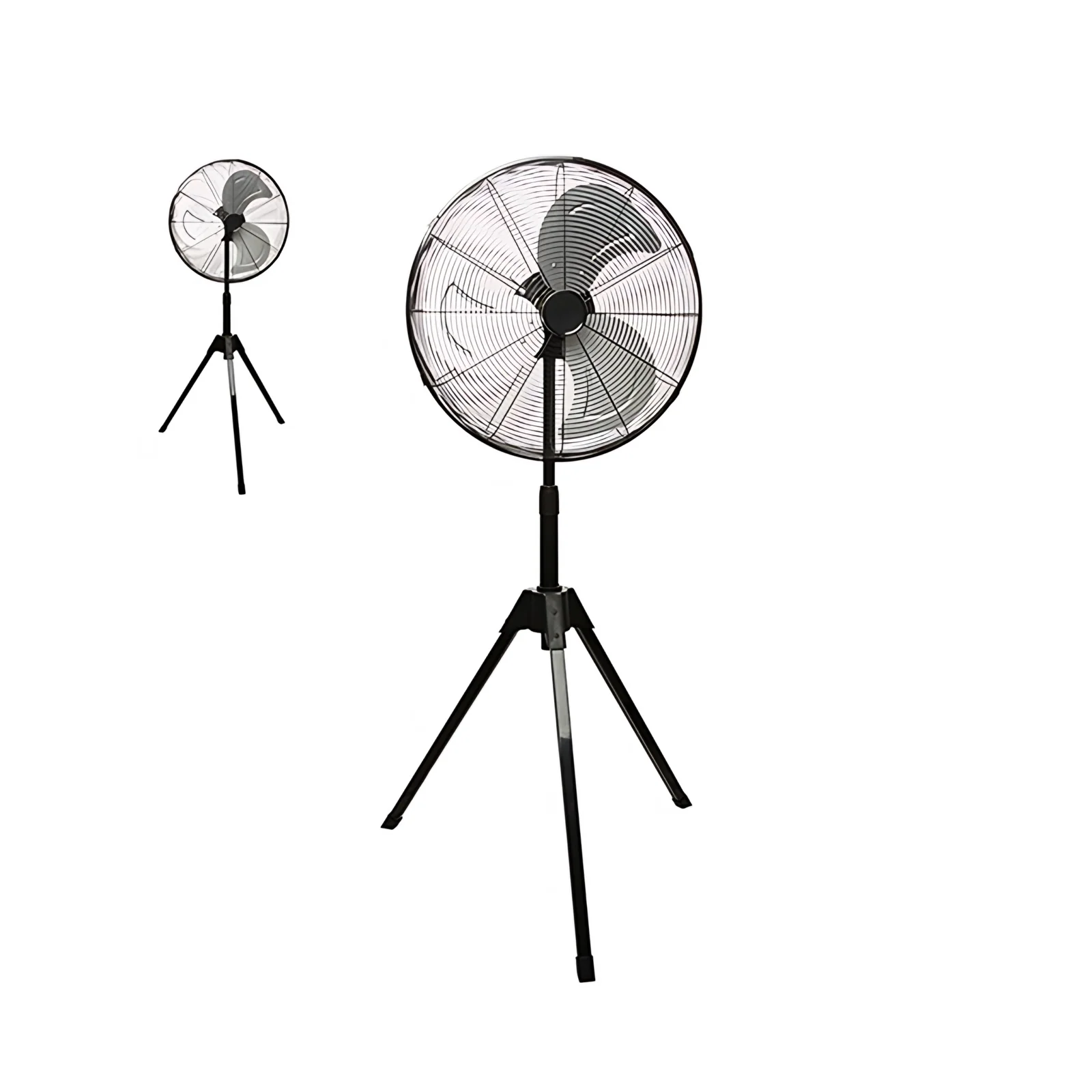 Outdoor Commercial Industrial Oscillating Standing Fan 3 Aluminum Blade Electric Pedestal Fan Tripod Stand Industrial Fan