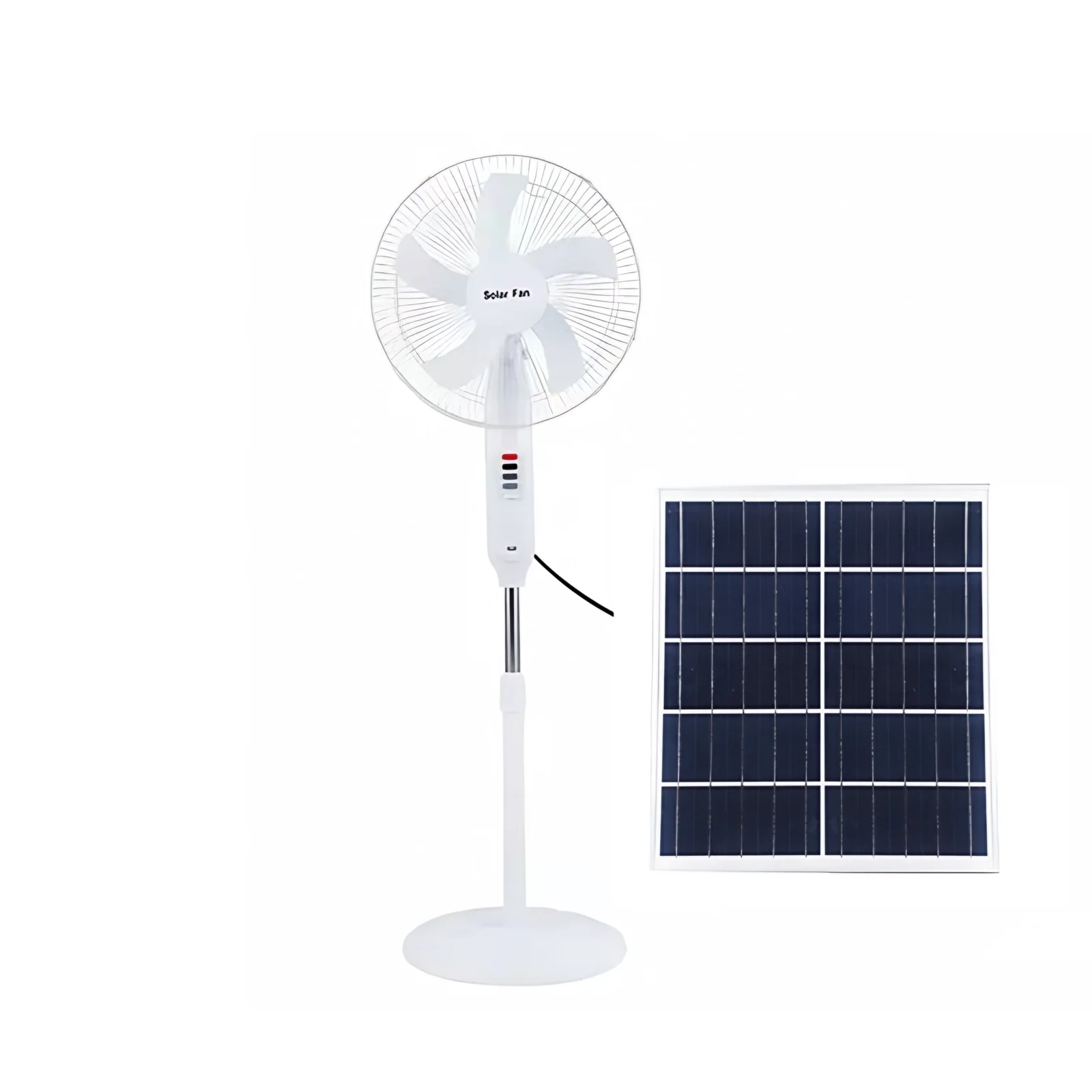 16inch Solar Fan Price 12v 25W Dc Solar Fan with Battery 18 Inch Stand Emergency Solar Fan for Home