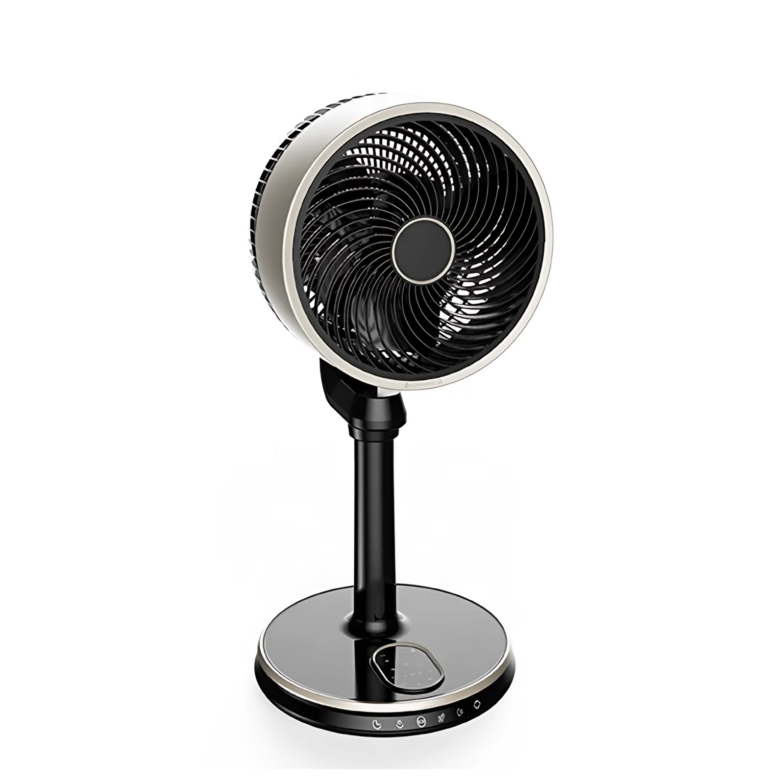 New Electric 3D Air Circulator Floor Fan 12 Inch Stand Fan Multi Function Function Cooler Fan DC Motor