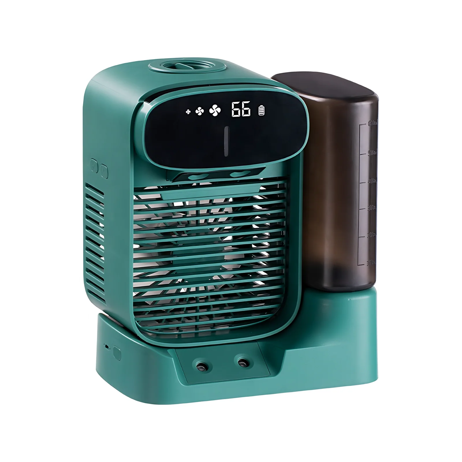 2025 nuevo refrigerador de aire portátil de calentador de ventilador humidificador de niebla pulverización de escritorio espacio personal 3 en 1