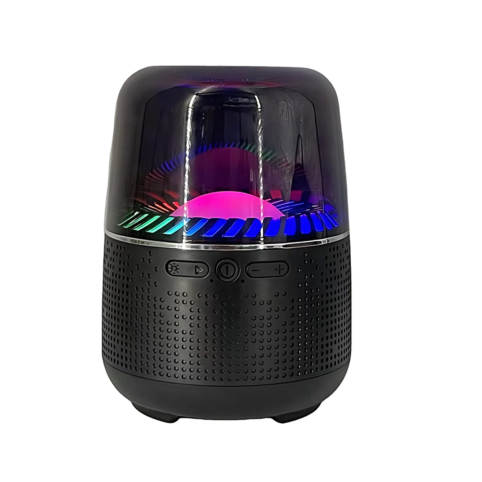 Mini Lighthouse Wireless Karaoke Microphone Speaker with Battery for Outdoor Household Hotel & Garage Use-Plastic Material