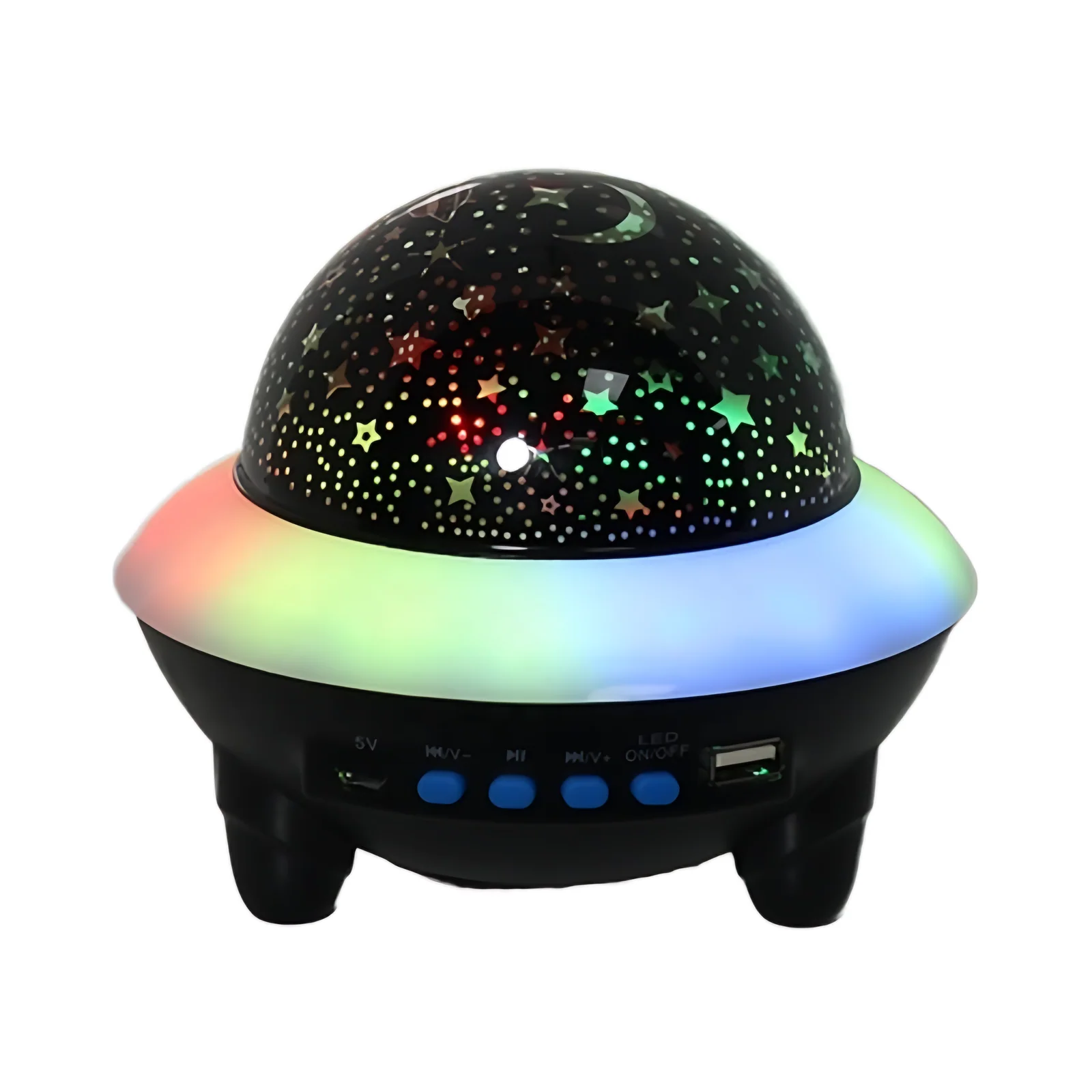 LED Seven Color Light KTV Light Crystal Ball Outdoor Speaker ultra Smart Music Projection Night Light