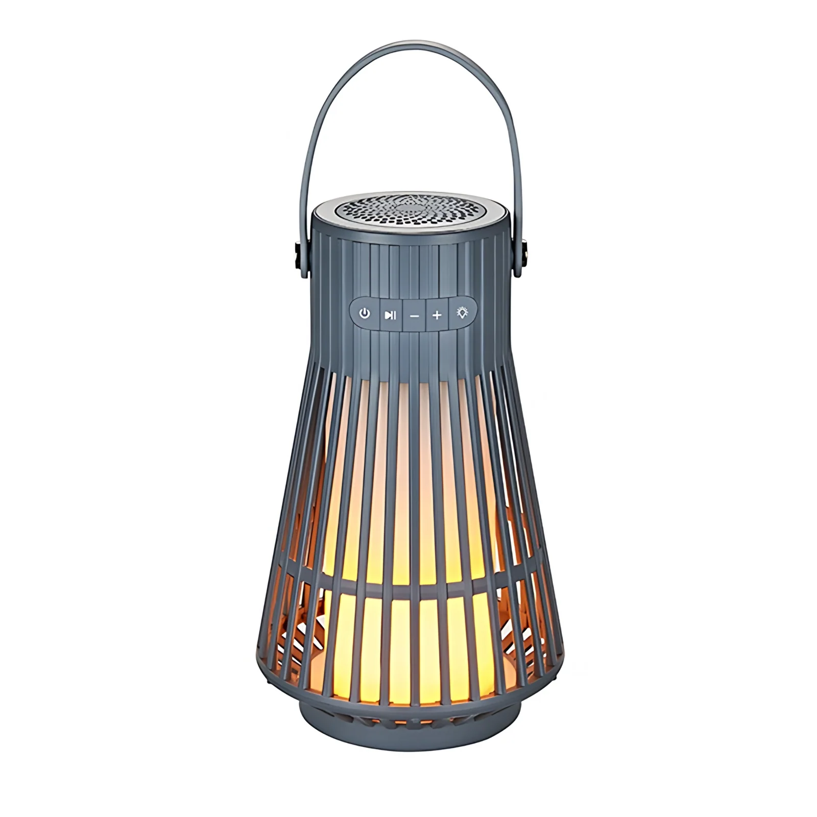 2026 High Fashion Portable for 5.0 Speaker with LED Flame Light Plastic Material for Household & Hotel Use