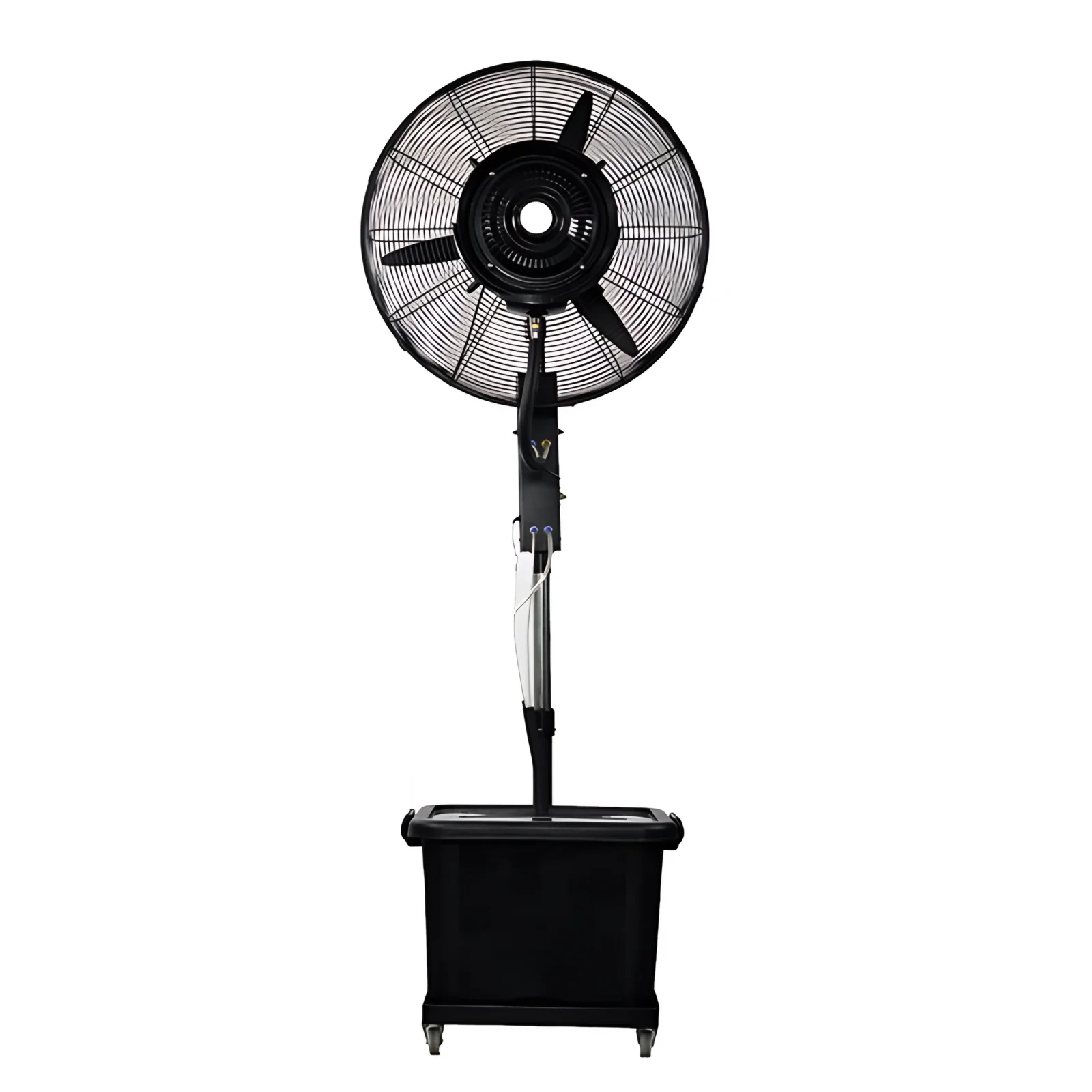 20/26/30 بوصة تبريد الهواء المبرد بالماء 3 سرعات الرياح المروحة الكهربائية على الركبة 40L حاوية المياه التحكم عن بعد مروحة ارتفاع قابلة للتعديل