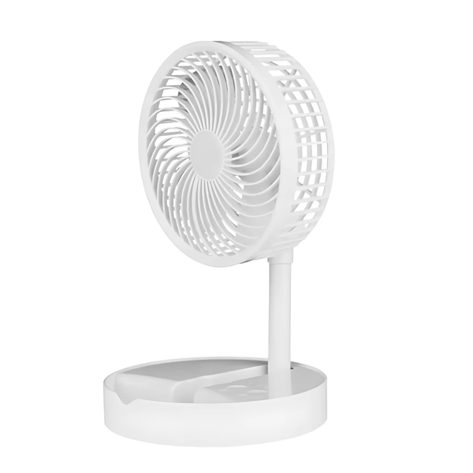 Standing Table Fan Rechargeable Desktop air Cooler Fan Mini Fan Fold Portable Usb