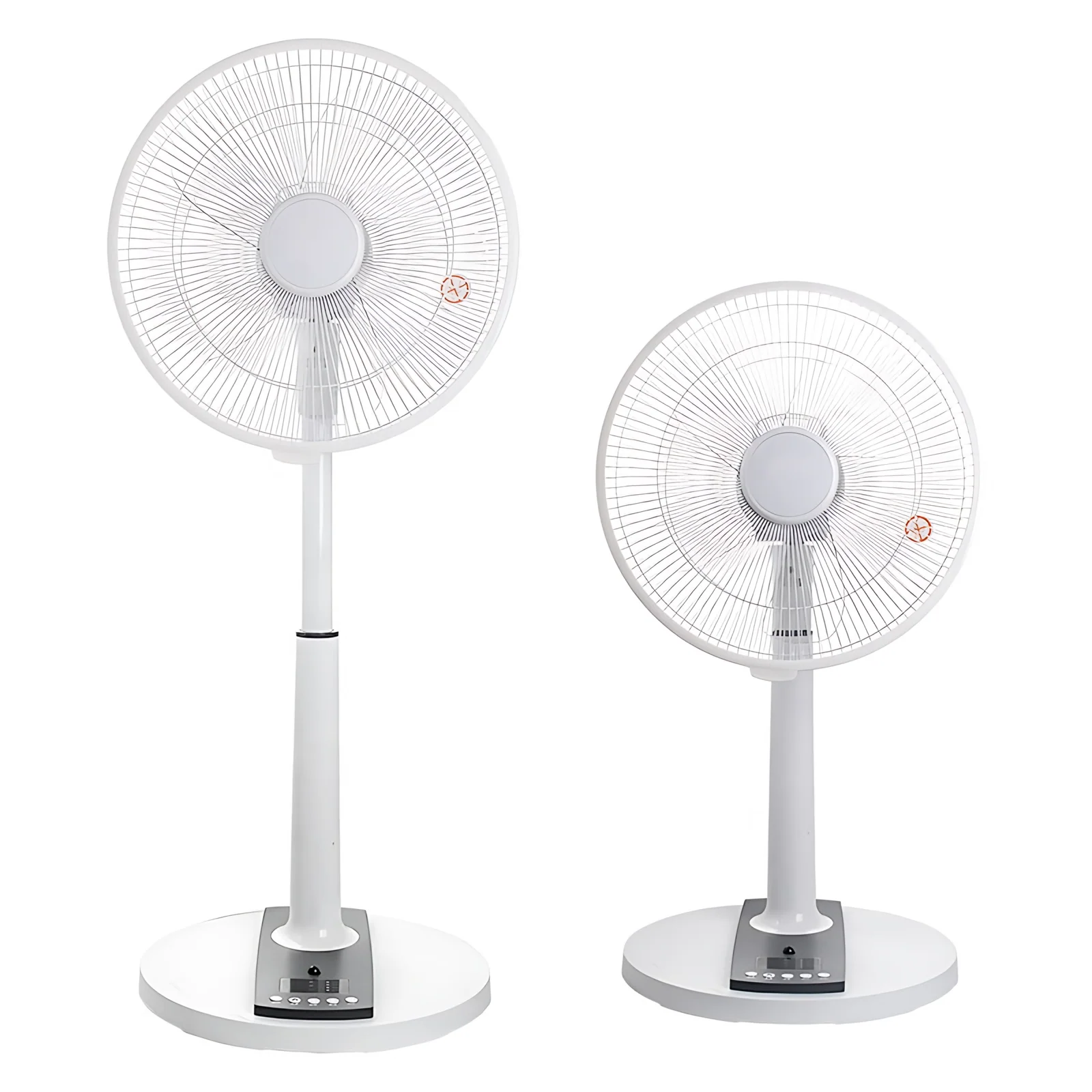 Portable Remote Control Ventilation Fan with Adjustable Height Plastic Material for Home Outdoor & RV Use