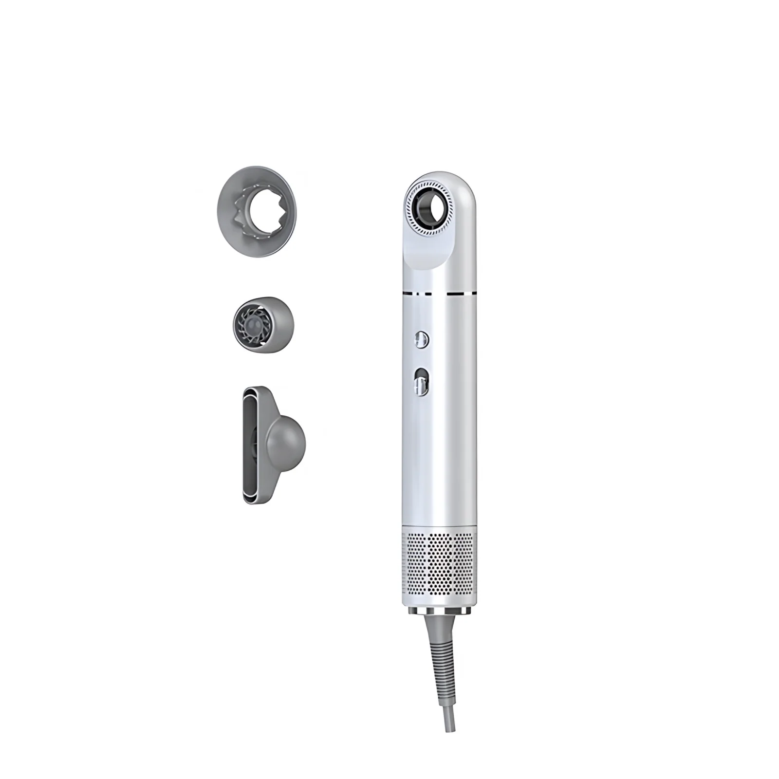 110,000rpm Mini Hair Dryer High Speed DC Motor Lightweight Travel On-The-Go Styling Featuring Concetrator Diffuser Nozzles