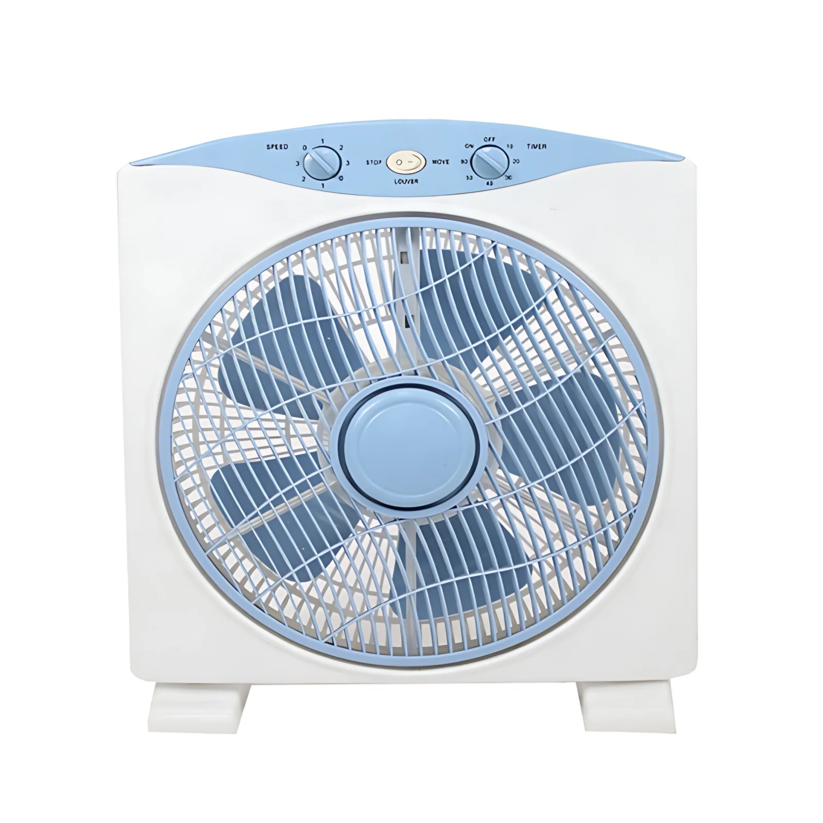 Ventilador de cajas eléctricas de dormitorio de oficinas modernas de gran tamaño motor de cobre para montar el techo cuadrado con luz y remoto