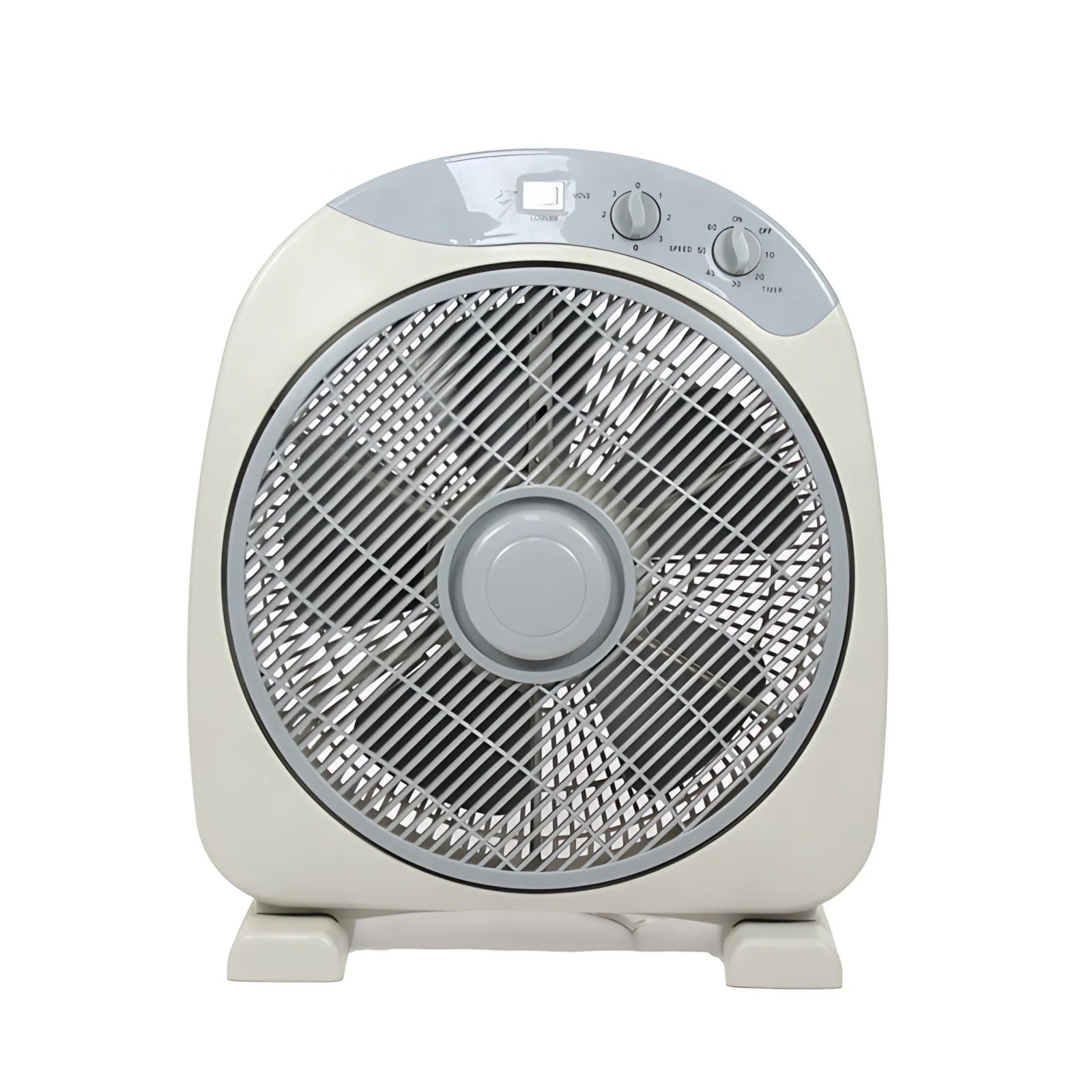 Ventilador de alta calidad OEM de 12 pulgadas ventilador de caja de plástico completo con ventilador de circulación de aire de oscilación ventilador de turbo de plástico