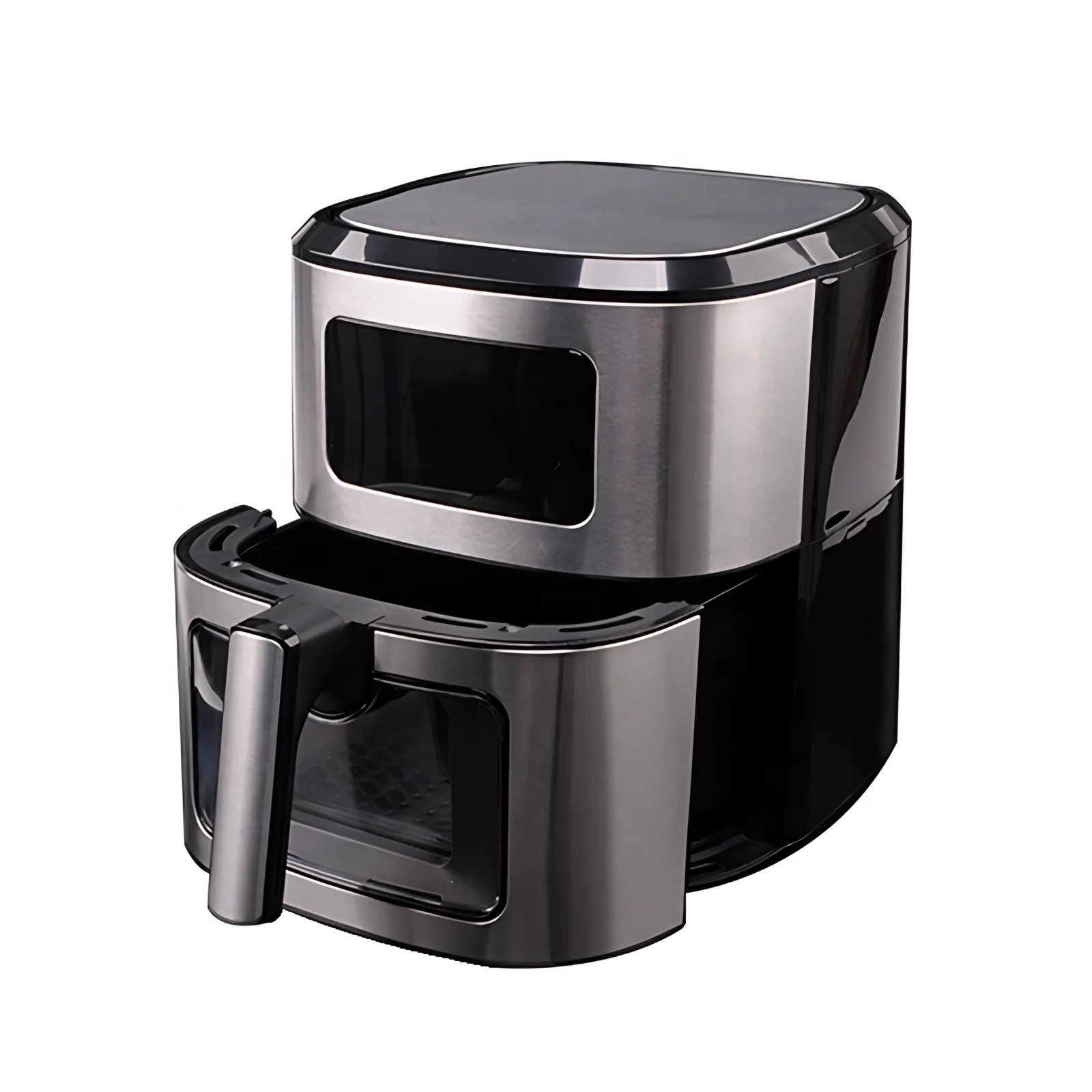 Large Stainless Steel Air Fryer 7l 1700W Mutli-functional Oil Free Fryer Electric Smart Rapid Air Deep Fryer Kitchen Appliance