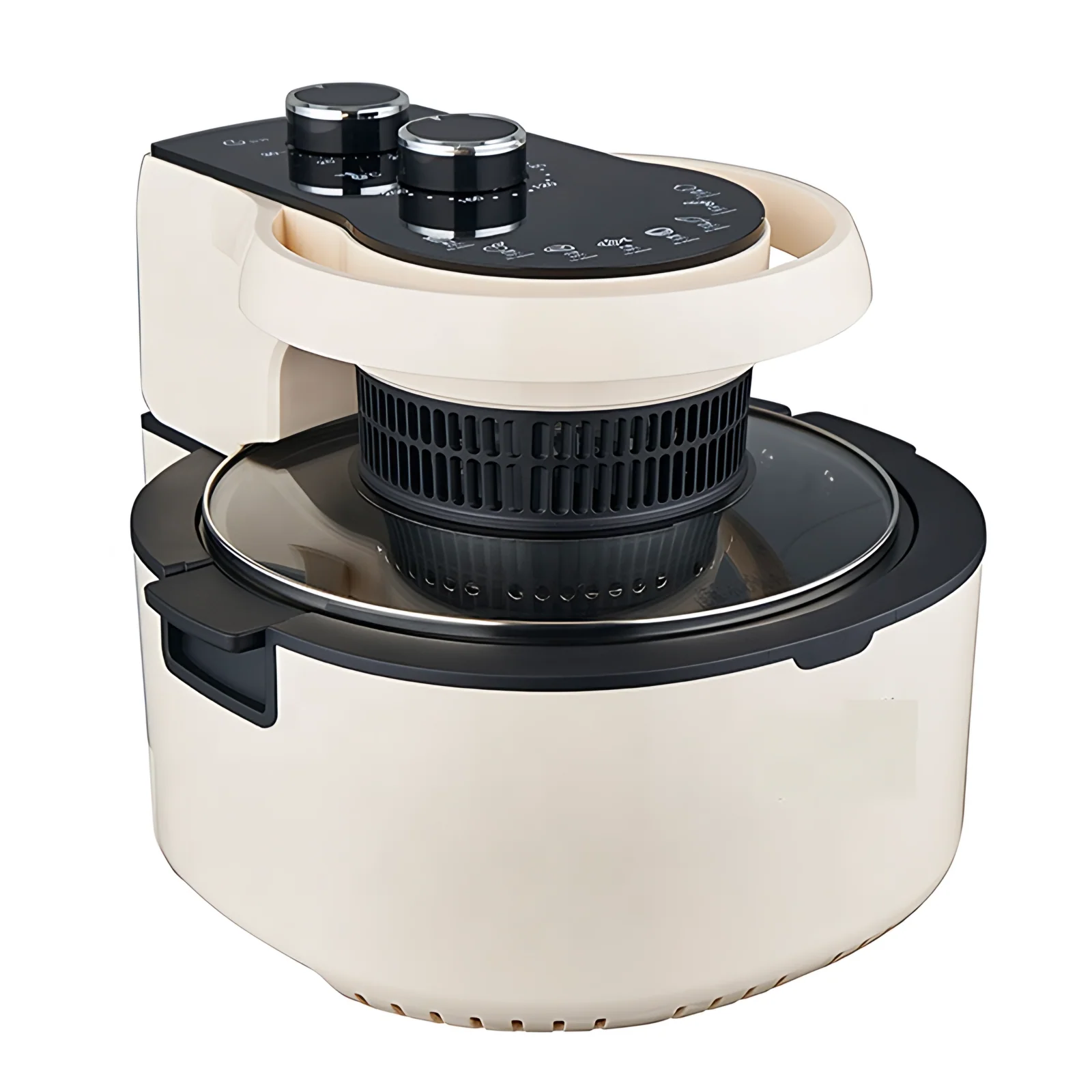 Friteur à air électrique en acier inoxydable mécanique à vendre à chaud capacité 4,5L pour restaurant et usage domestique