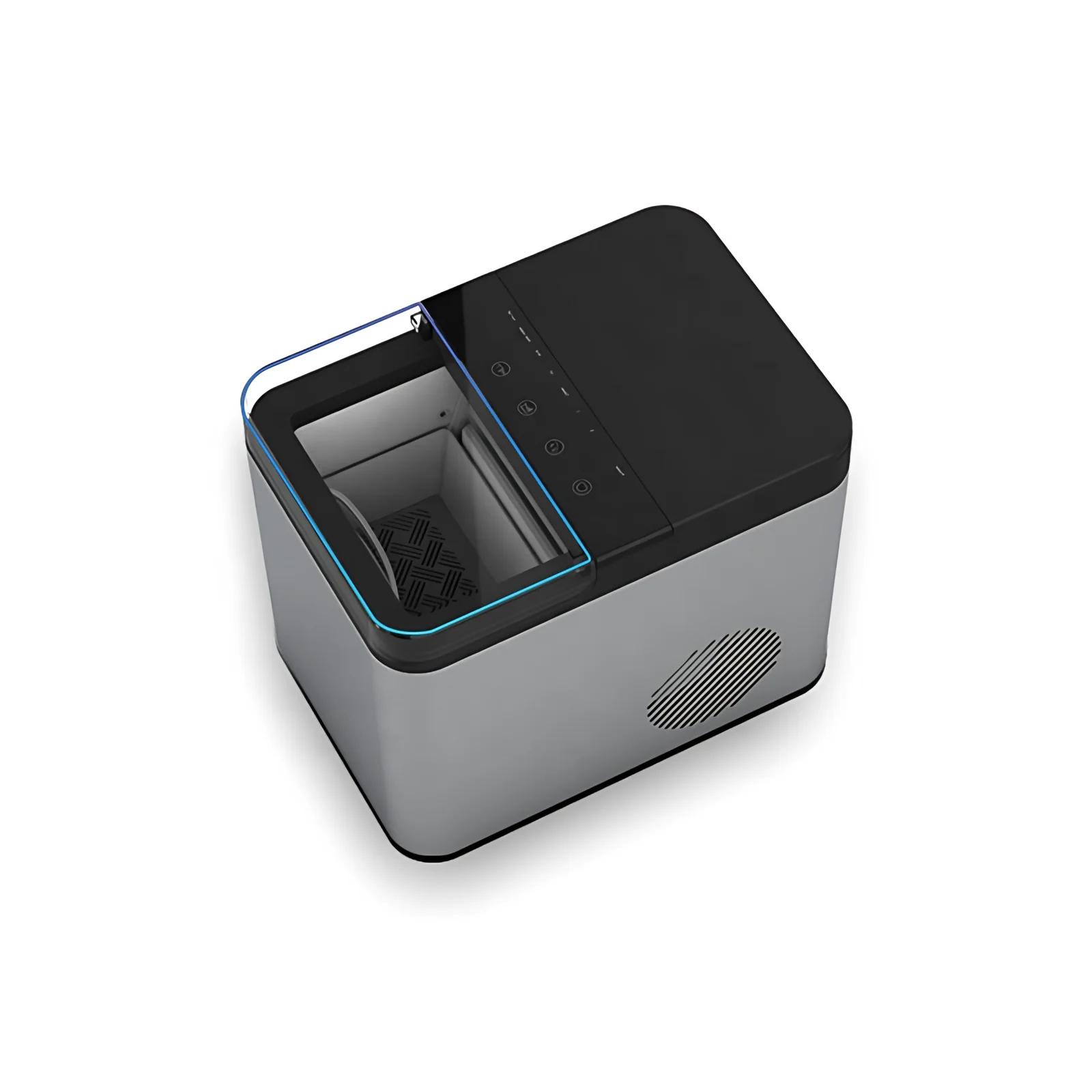 Más vendido portátil fabricante de hielo de balas comerciales automático de plástico eléctrico 12 kg/día de capacidad uso doméstico hotelero