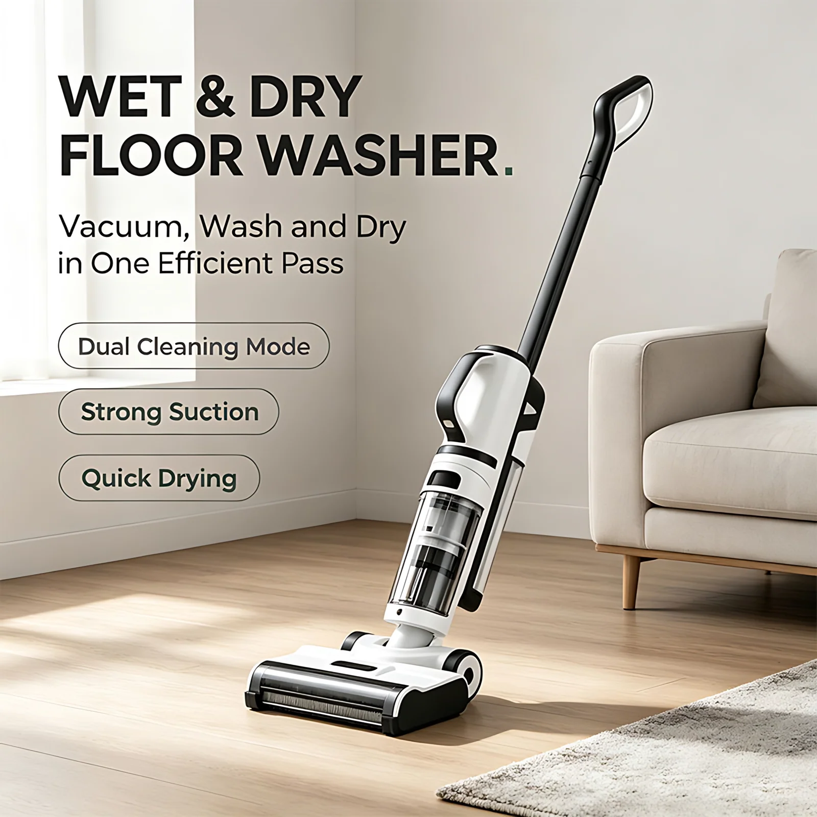 Brush Free Sample Cordless Wet Dry 180W 2500mAh 600ML 13.5 Kpa DC 22.2V Vaccum Cleaner Wet and Dry Home Appliances
