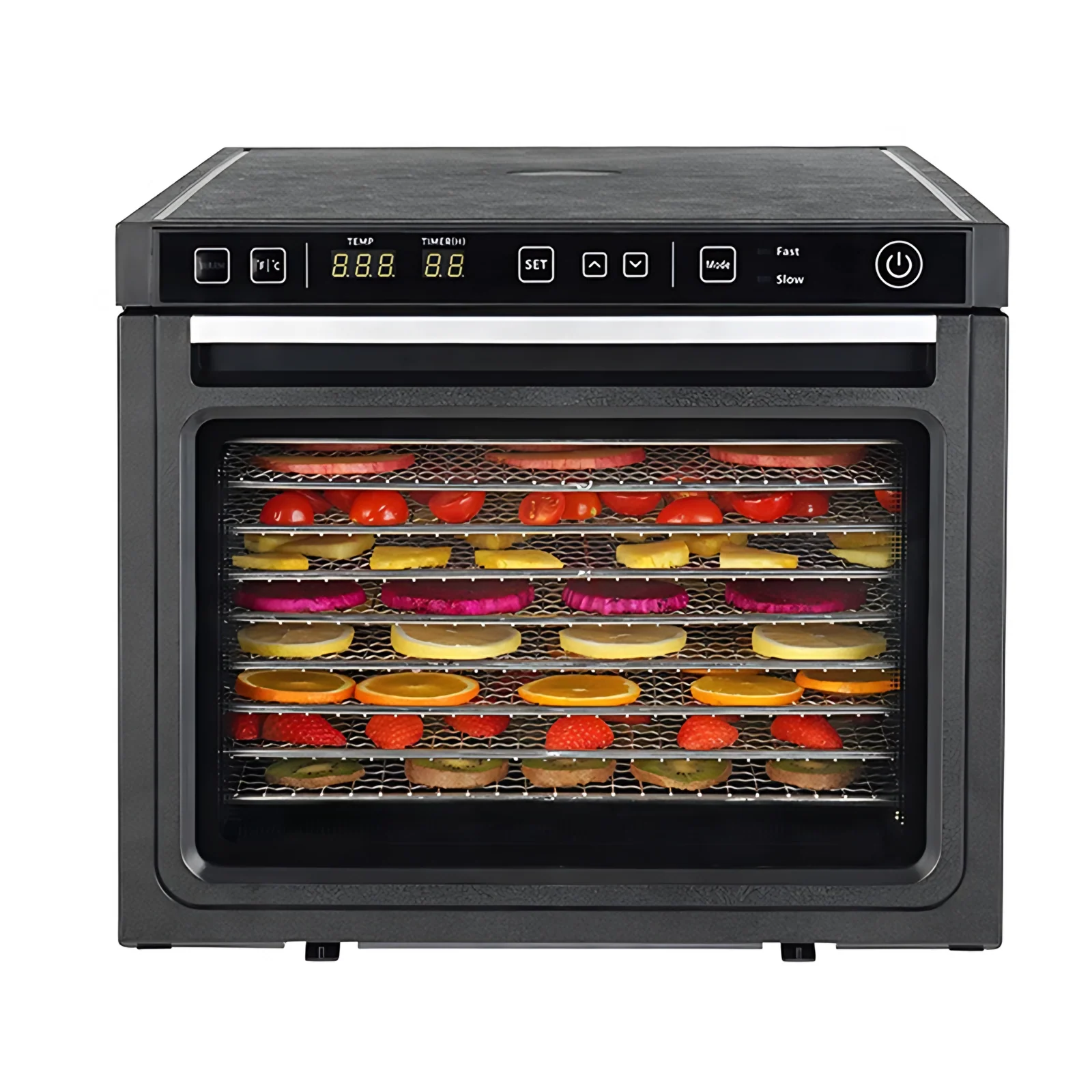 1000W 6pcs Tray Professional Small 6 Layers Mini Food Dehydrator Stainless Steel Fruit Dryer Machine