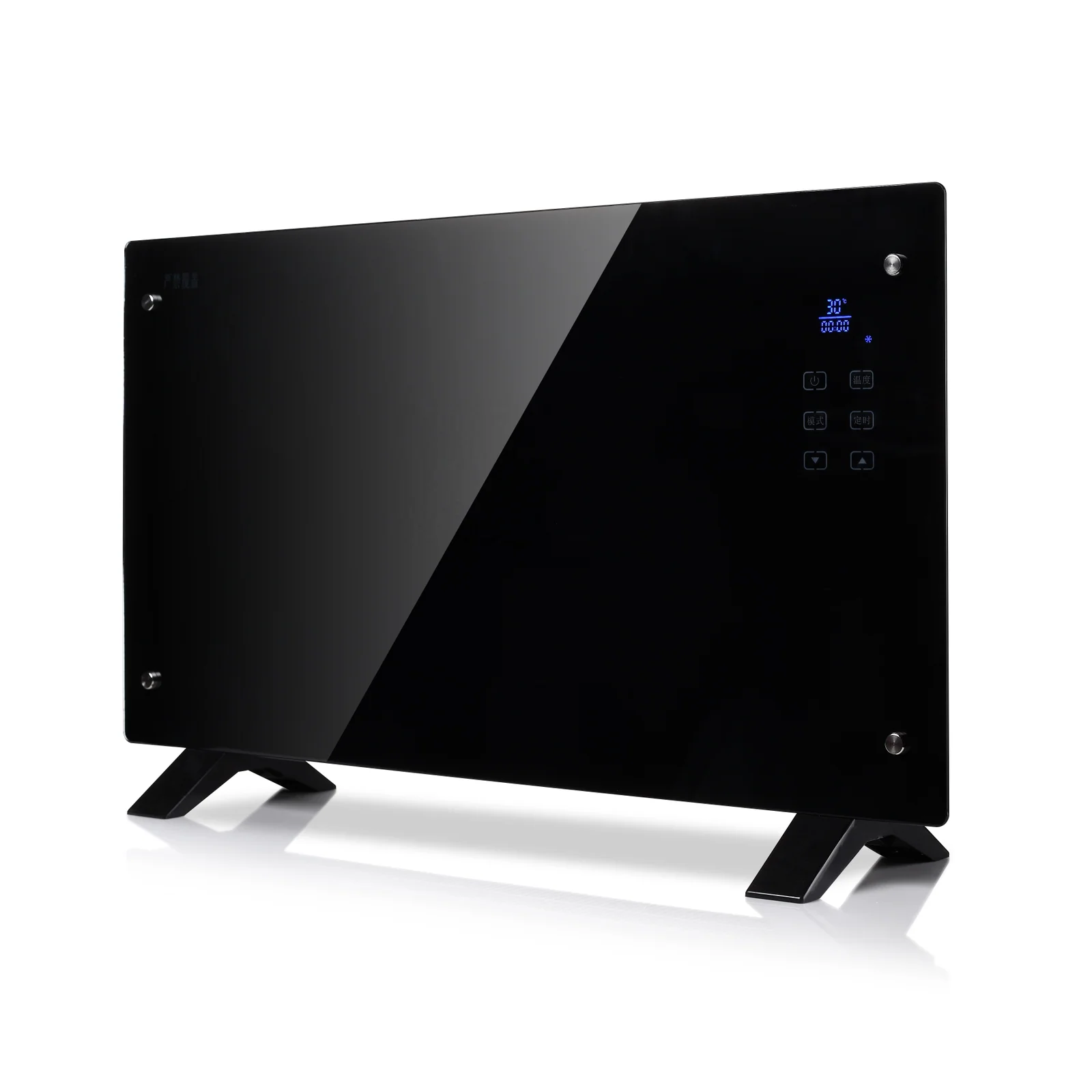 1500W Glass Convector Heater with WiFi Control IP24 Approved for Bathroom Living Room Bedroom No Noise Quite Operation