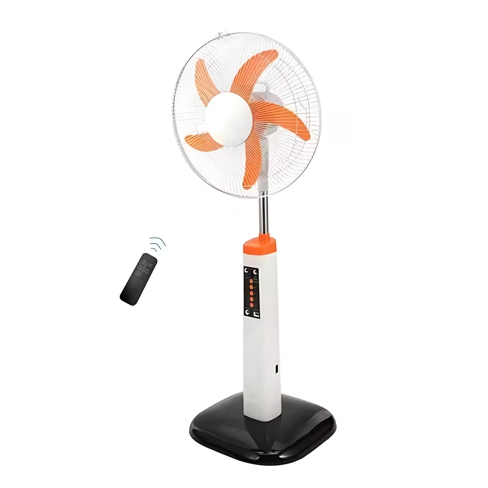 16 Inch Solar Outdoor Stand Fans Remote Control Rechargeable Electric Floor Fan with Battery Household Use
