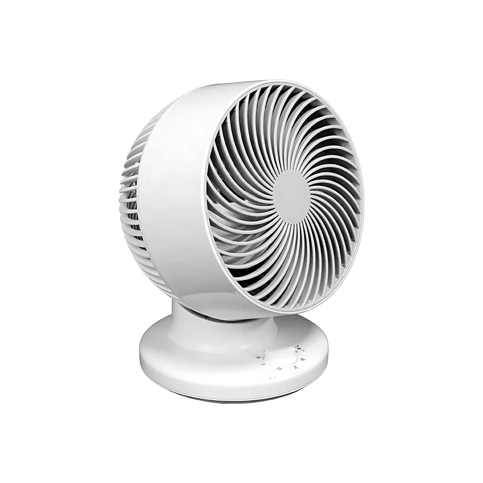 Ventilador eléctrico de escritorio hogar dormitorio de estudiantes circulación de aire ventilador turbina convección sacudida cabeza bajo pequeño ventilador de mesa
