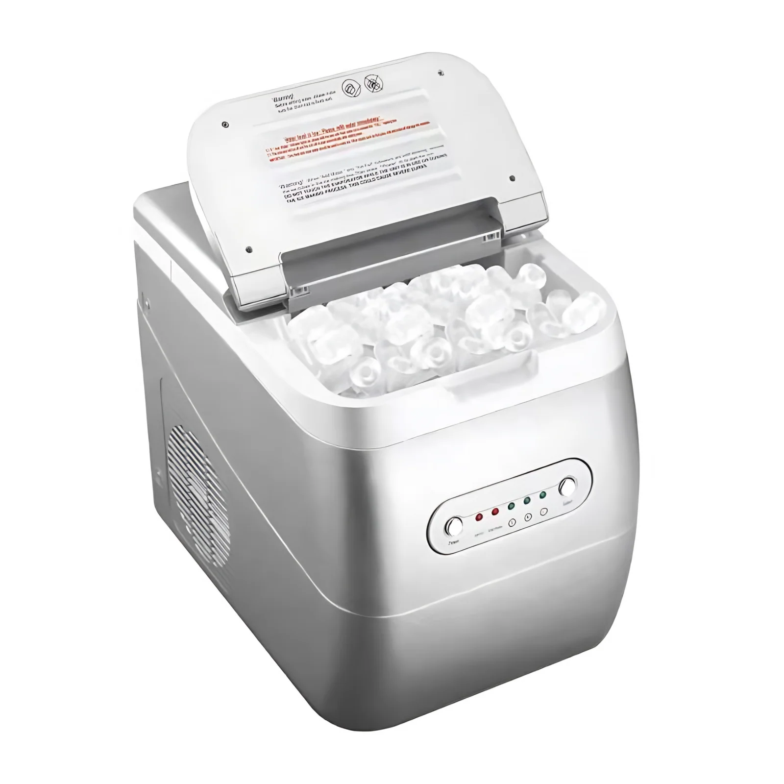 Bullet Ice Maker Countertop 12kg/day Ice Making Machine Coffee Shop Resell Food Truck Supermarket Hot Sale Bullet Ice
