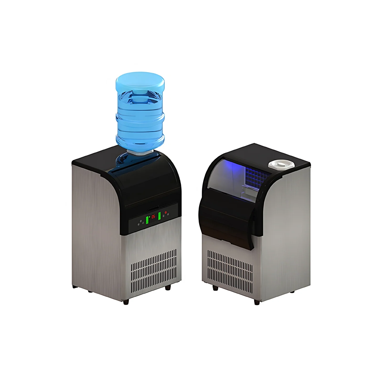 Electric Commercial Ice Maker Machine 65kg Automatic Ice Block Making for Hotel & Home Use