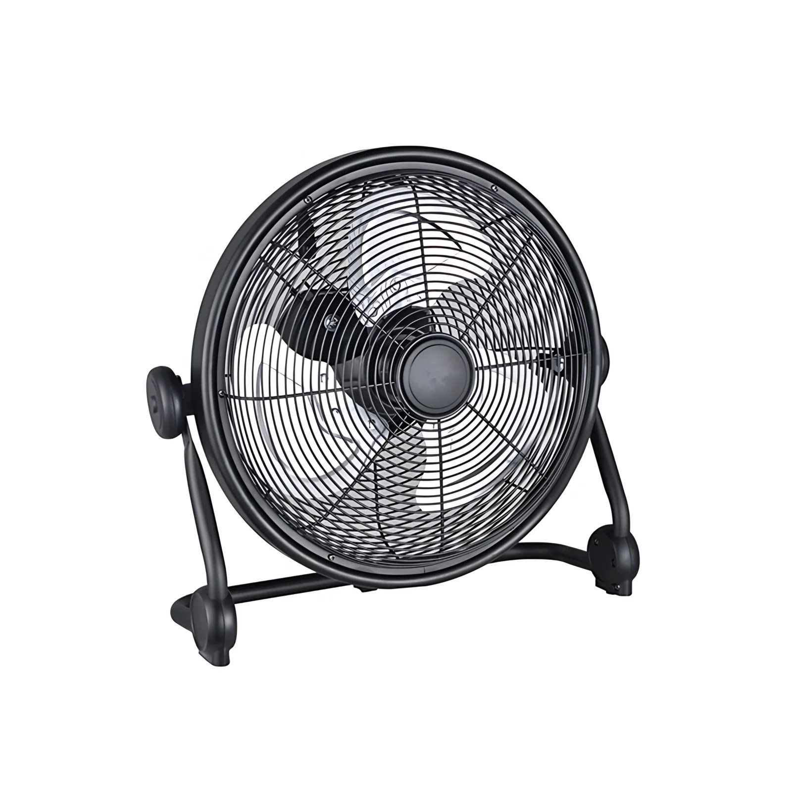 Ventilador industrial comercial de alta velocidad de trabajo pesado 12 pulgadas de metal eléctrico potente ventilador de piso