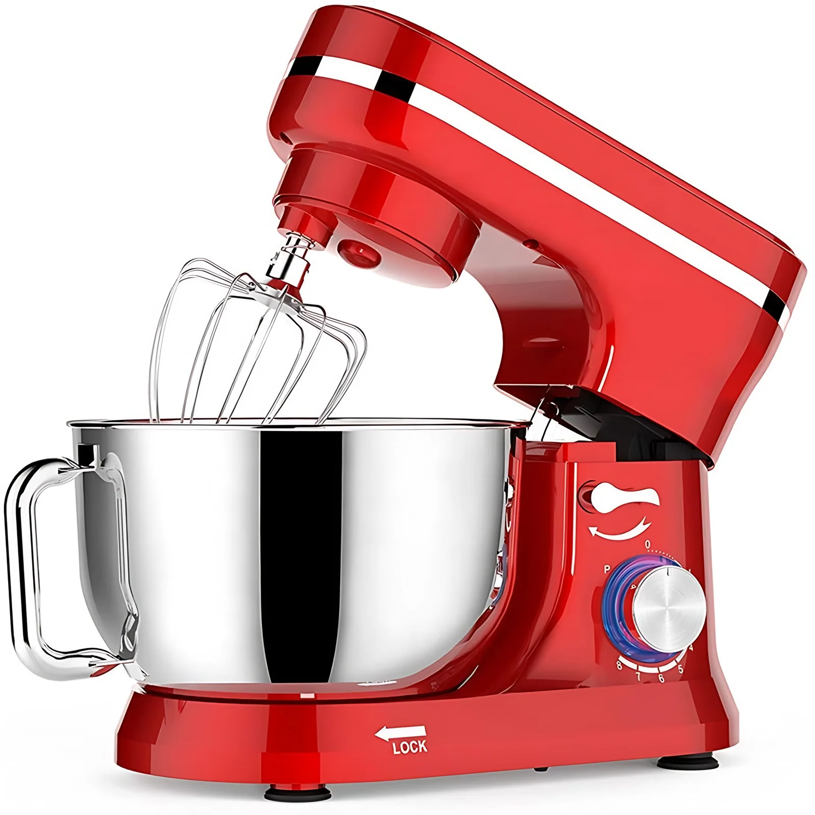 Multifunctional 4.5L Kitchen Standing Cake Mixer Bakery Dough Stand Mixer Machine Bread Dough Stand Food Mixer for Baking