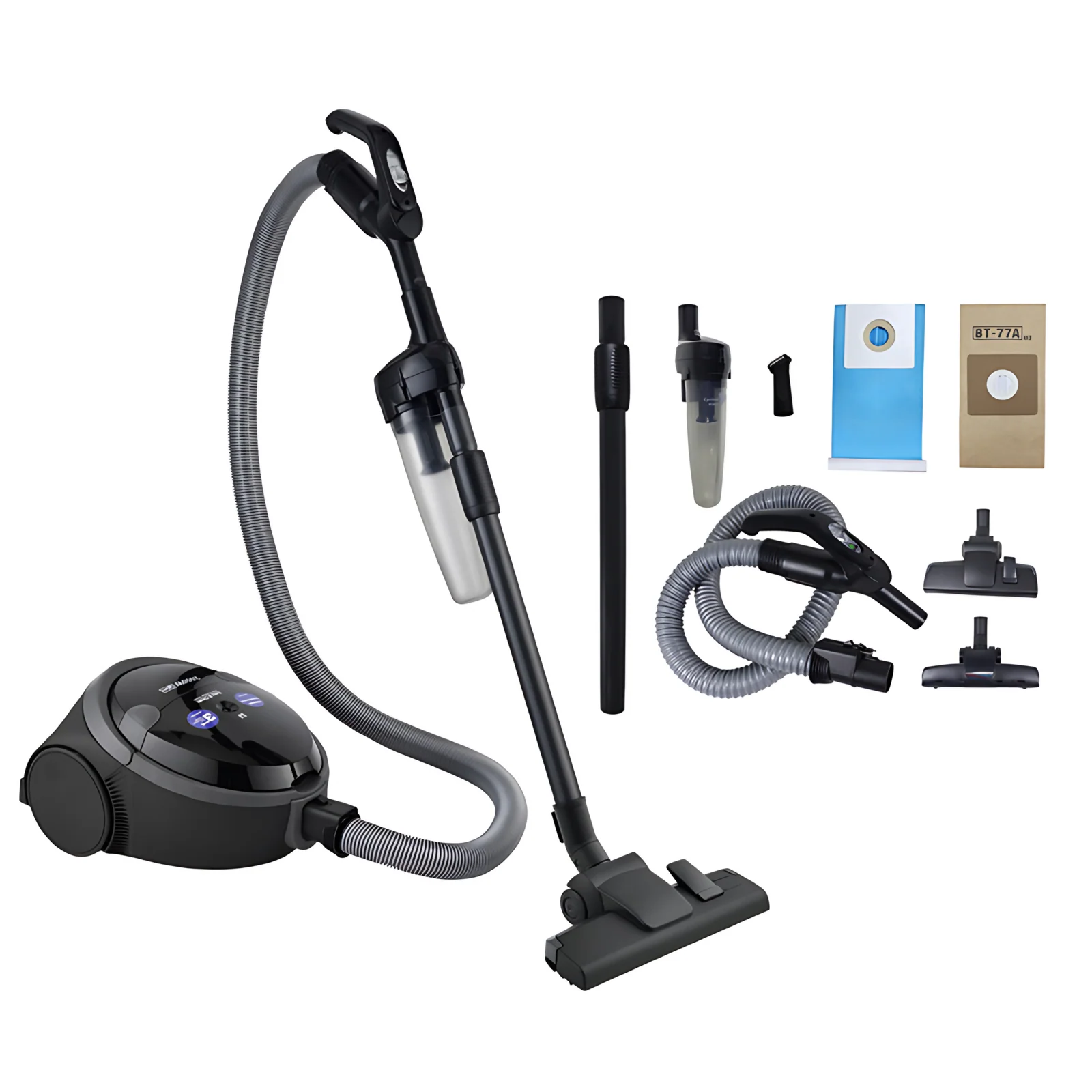 Factory Oem 2000W Carpet Hard Floor Bagged Canister Vacuum Cleaner Handle With Speed Control Vacuum Cleaners for Household
