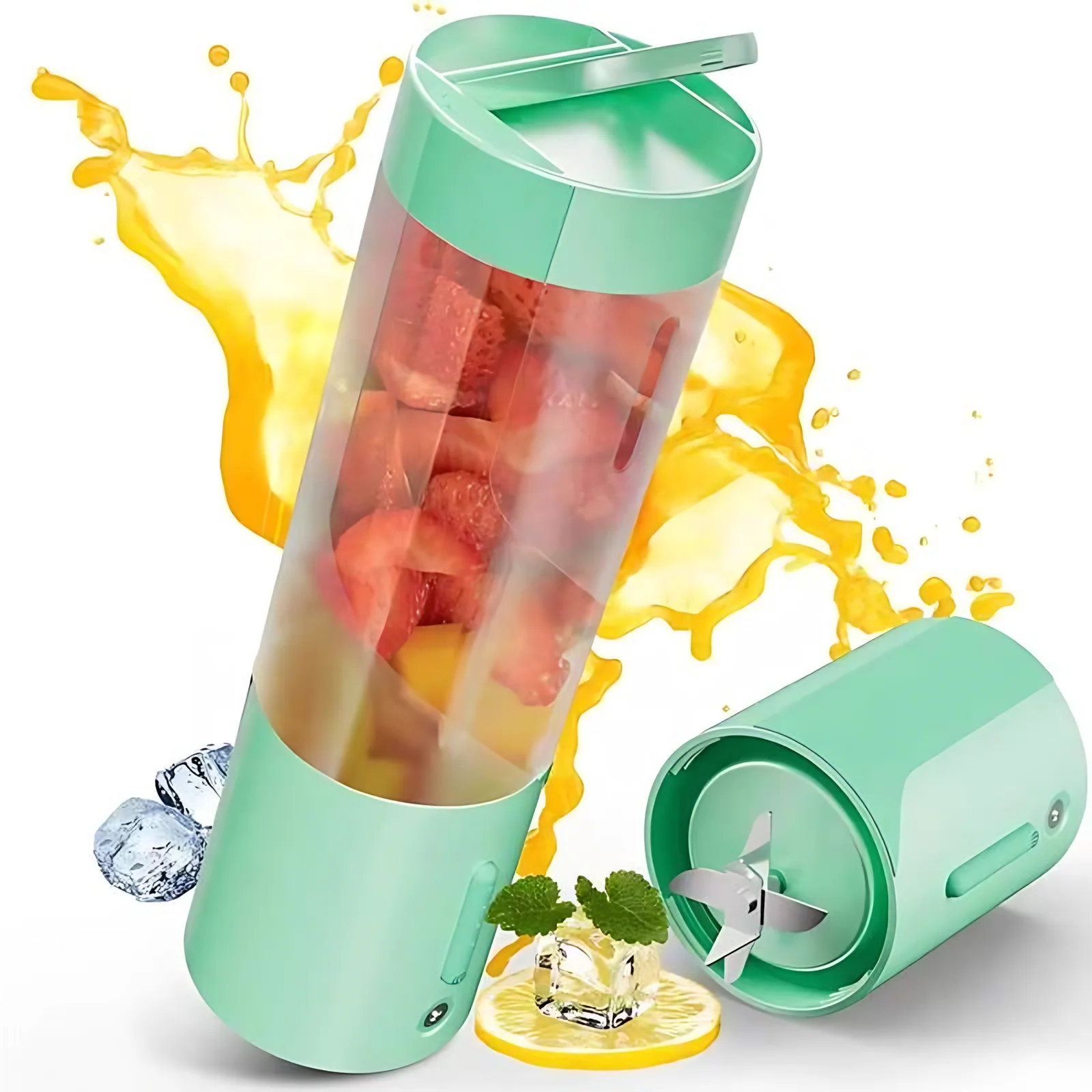 Hohe Leistung 50W Wiederaufladungssaftmaschine Mini-Blender tragbare Blender elektrische Smoothies Saftmaschine Tasse