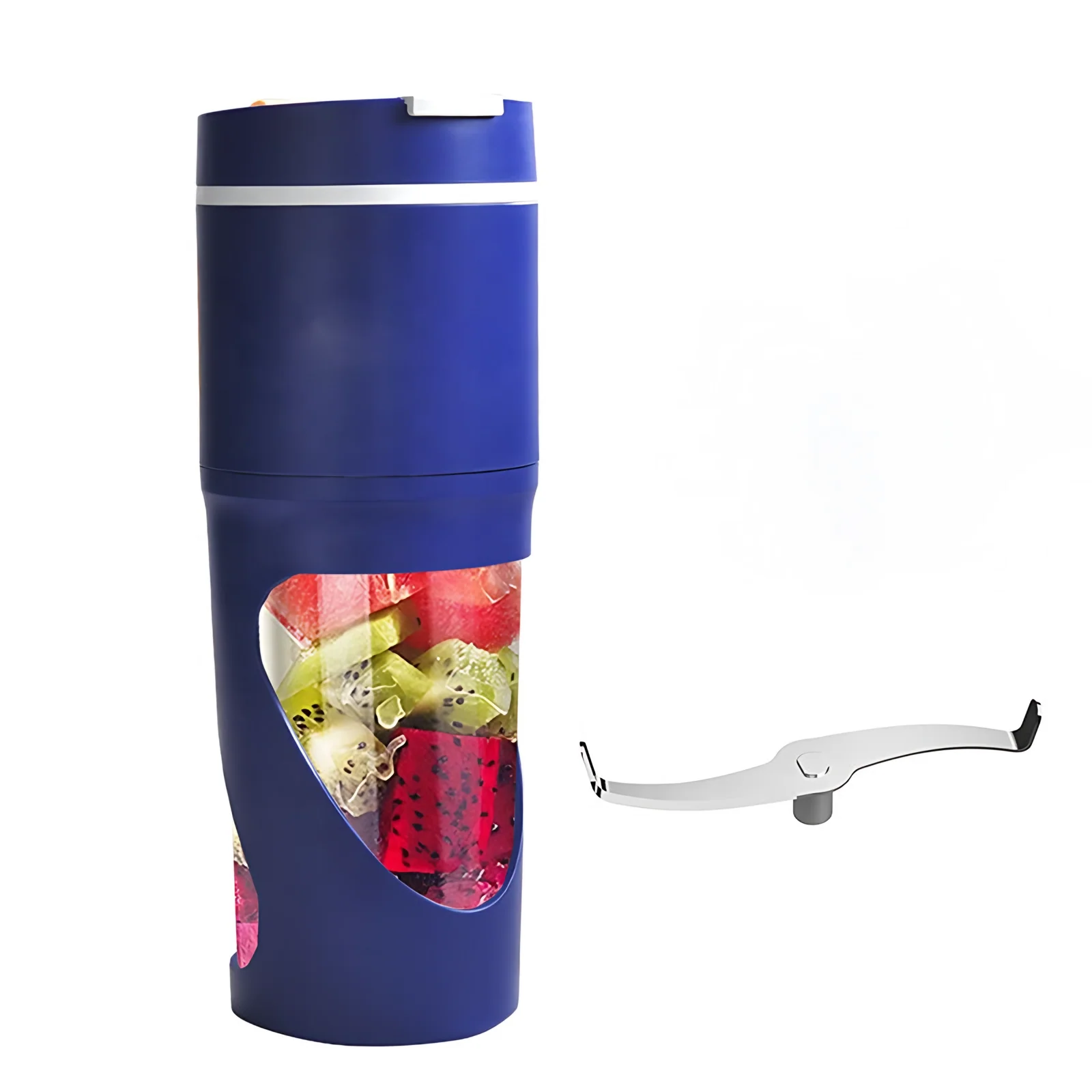 New USB Rechargeable 2000mAH Battery Powered Portable Ice Cube Milk Juice Cup Mixer Automatic Blender Kitchen Juicer