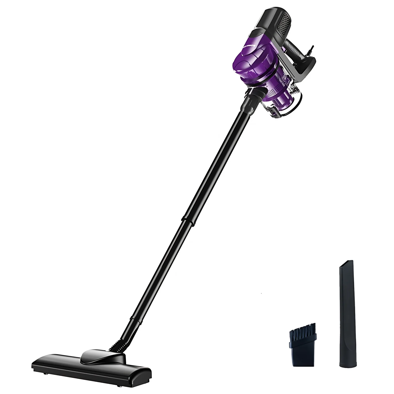 Puissant cyclone portable nettoyeur verticale batterie alimentée pour le lit à domicile tapis pour animaux de compagnie cheveux de nettoyage auto bâton aspirateur