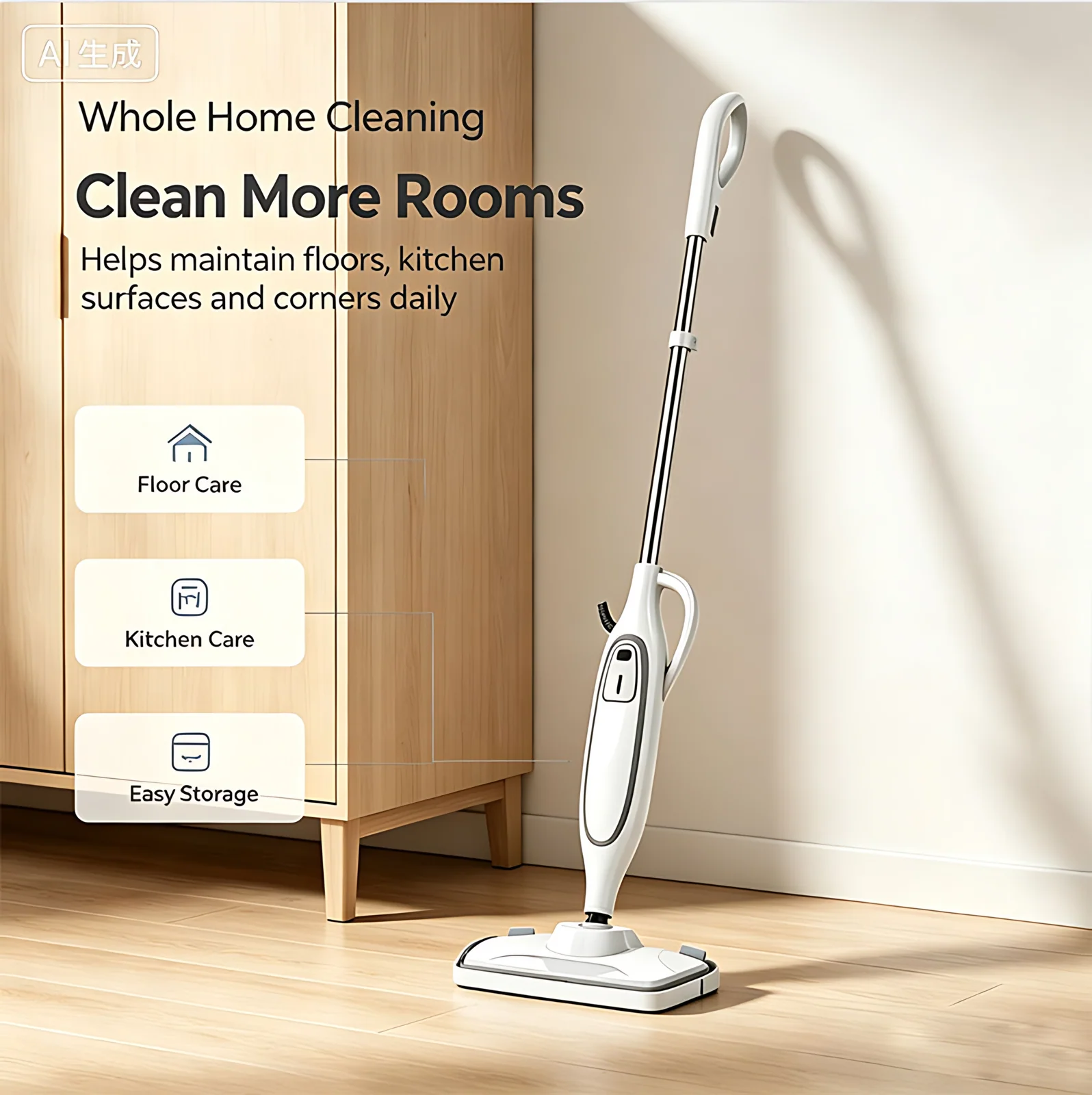Hot Sale Handheld Electric Steam Cleaner Mop Factory Wholesale 12 in 1 OEM Cleaning Floor Kitchen Vaccum Steam Cleaner