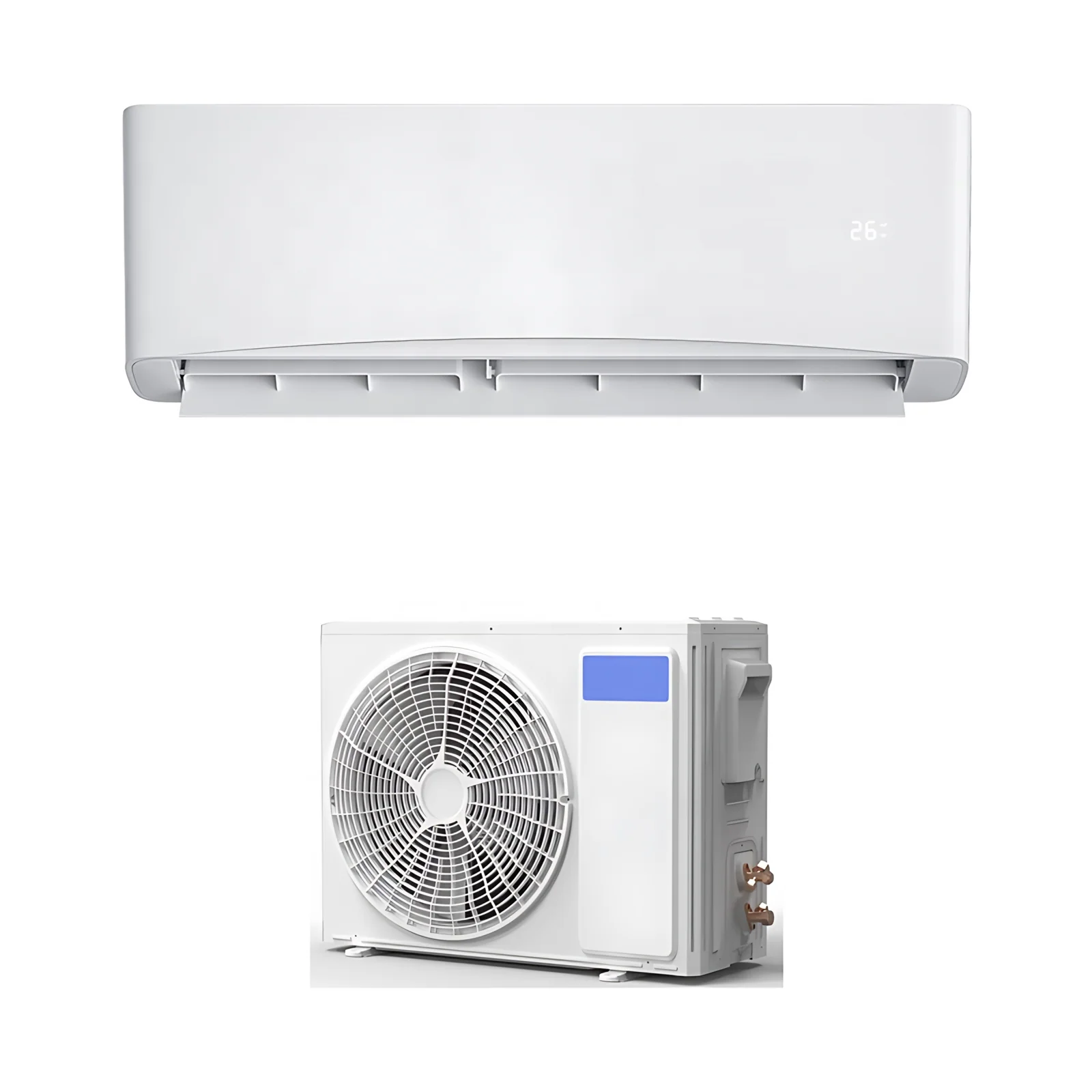Climatiseur à air conditionné à l'exportation monté 7000 btu climatiseur de type divisé