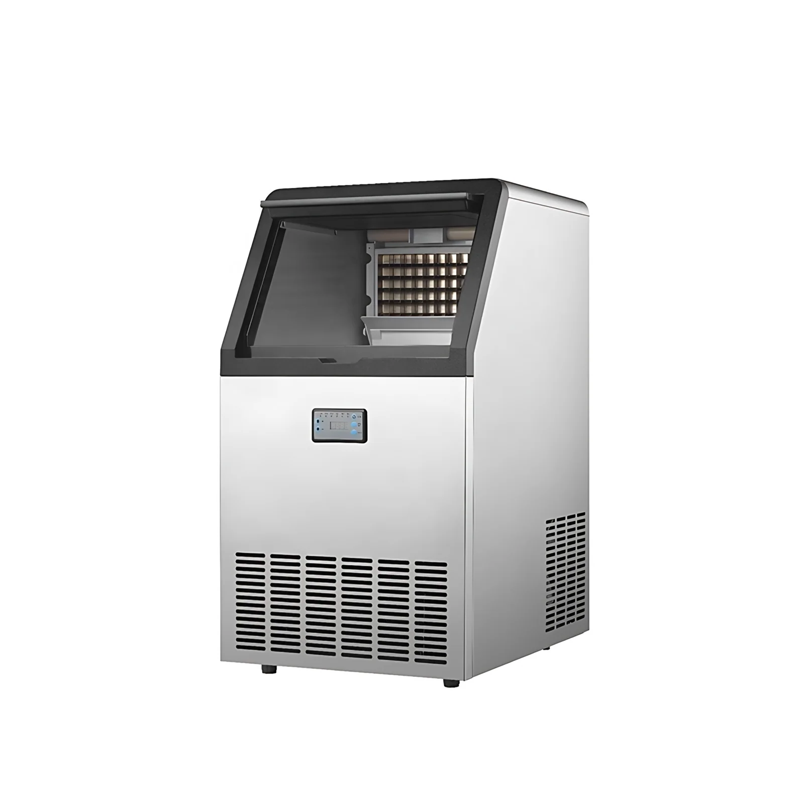 Ice Maker Machine Commercial 120kg Ice Cube Makers Automatic Ice Block Making Machine for Business Price Home Food Shop