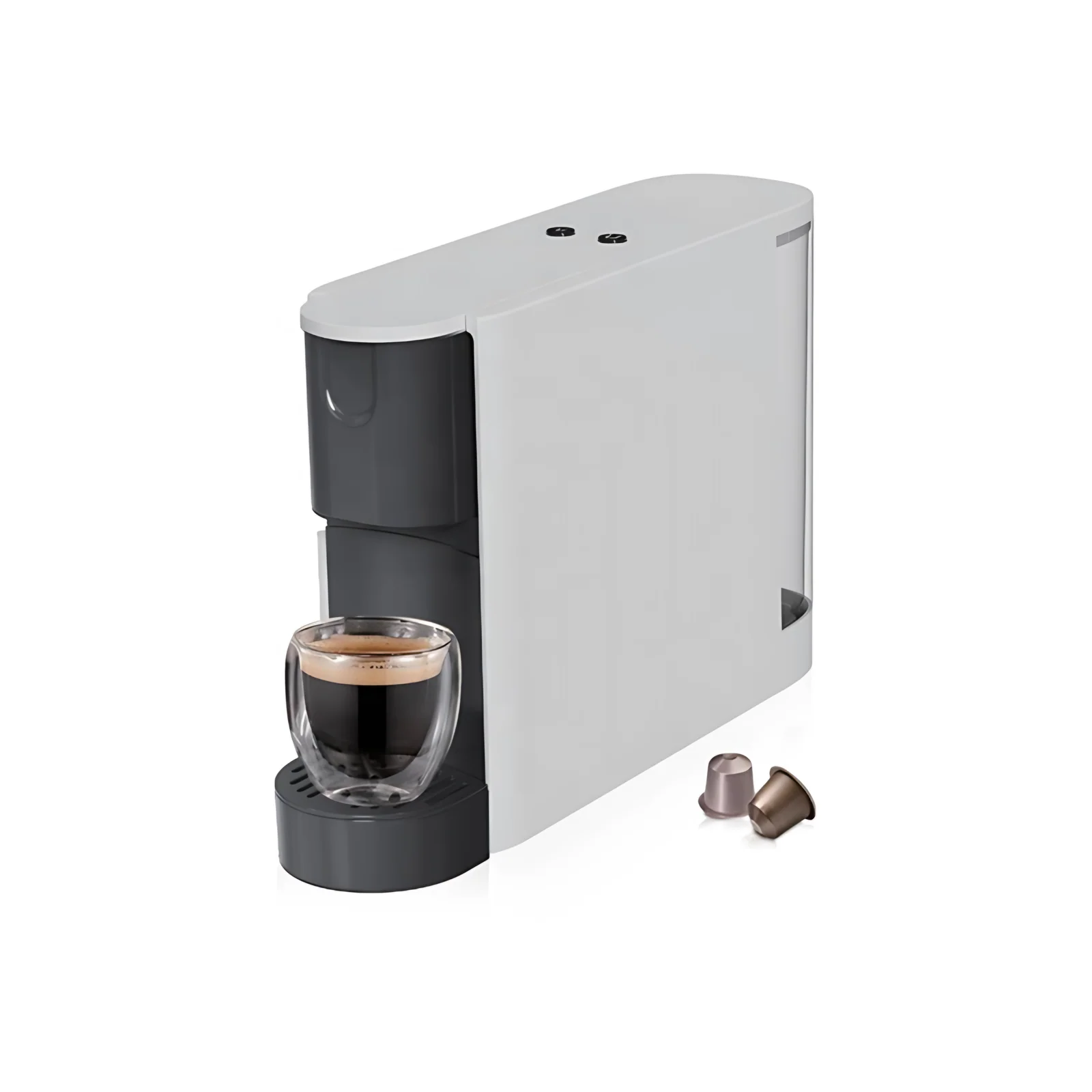 1200W 6 Capsules Espresso and Lungo Cup Option Smart Coffee Maker Nespressoo Compatible Capsule Espresso Coffee Machine