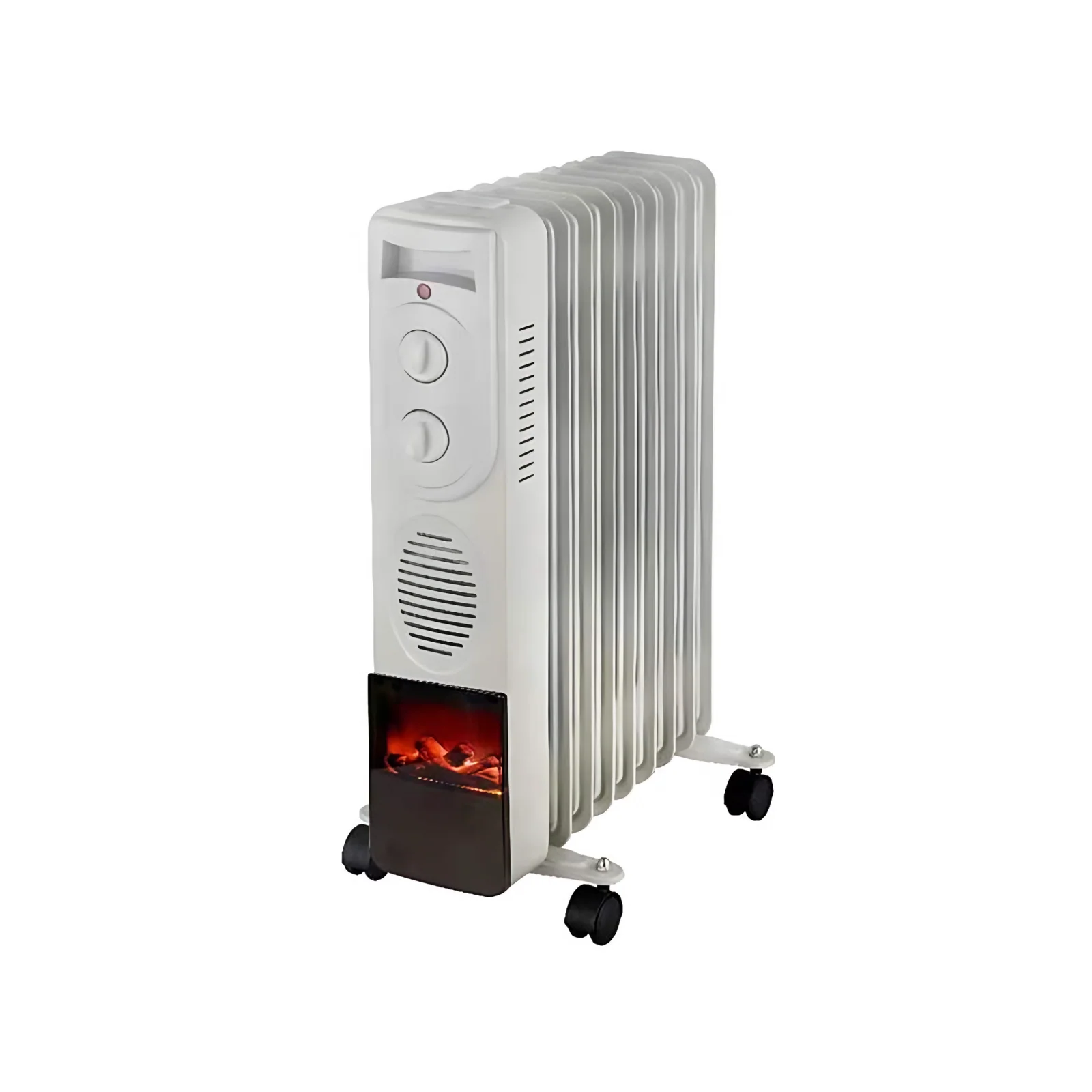 High Quality 2000W Metal Portable Freestanding Electric Oil Filled Radiator Heater 3 Heat Settings Adjustable Thermostat for
