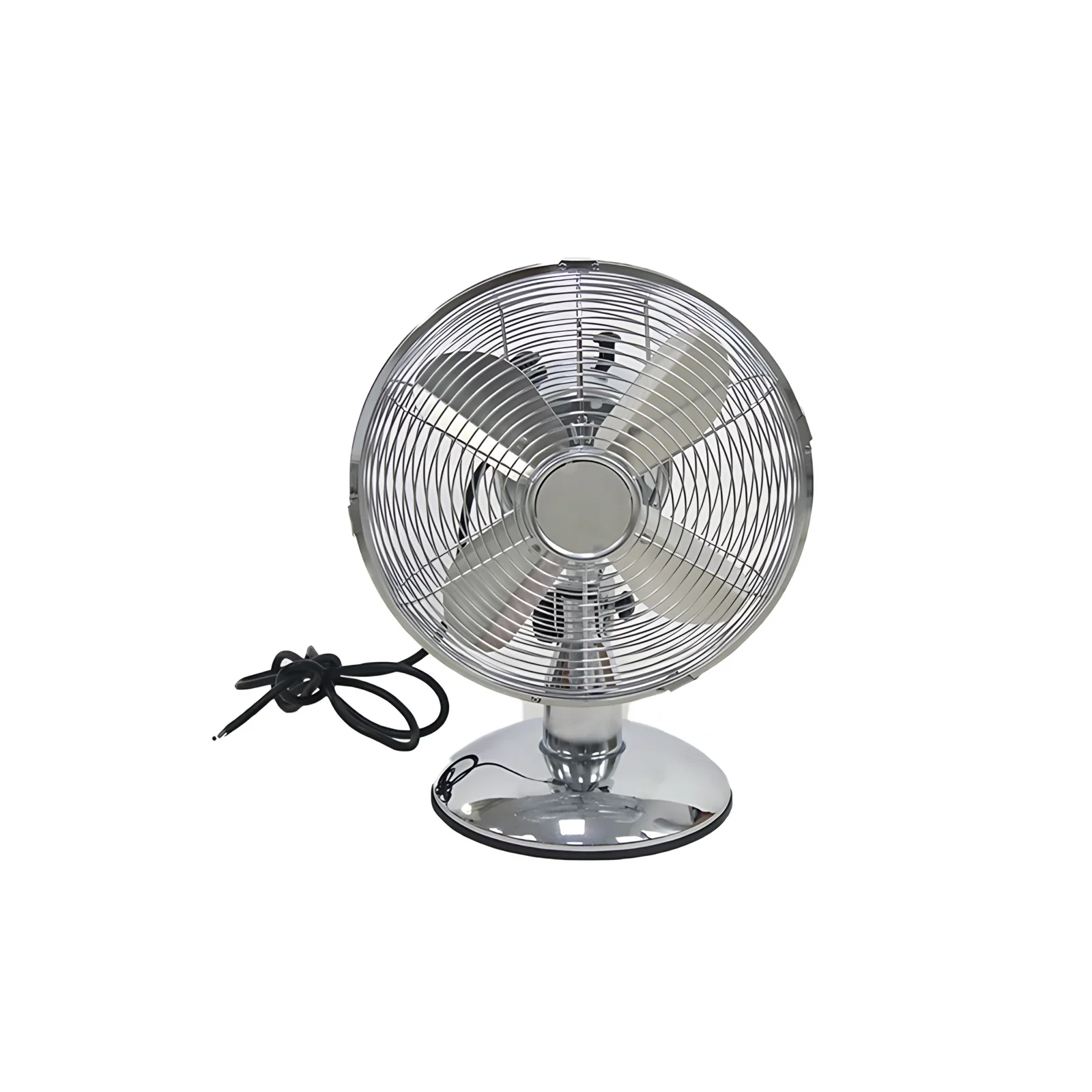 Pequeño ventilador de escritorio eléctrico vintage retro función de control mecánico para la oficina en el hogar ventilador de mesa de metal del hotel