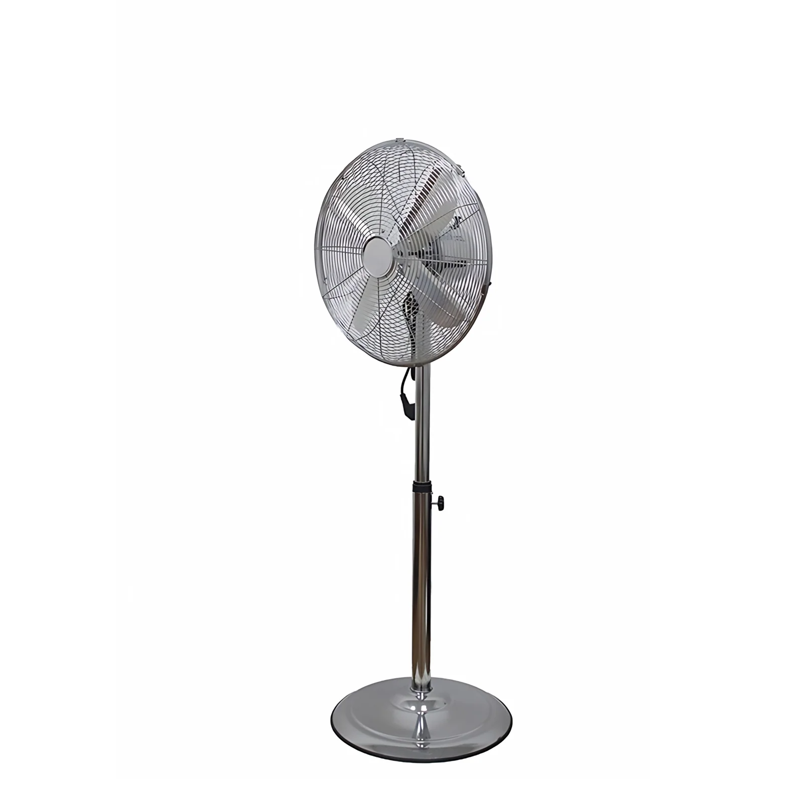 Industrial 16-Inch Oscillating Stand Fan 4 Metal Blades Mechanical Control Household