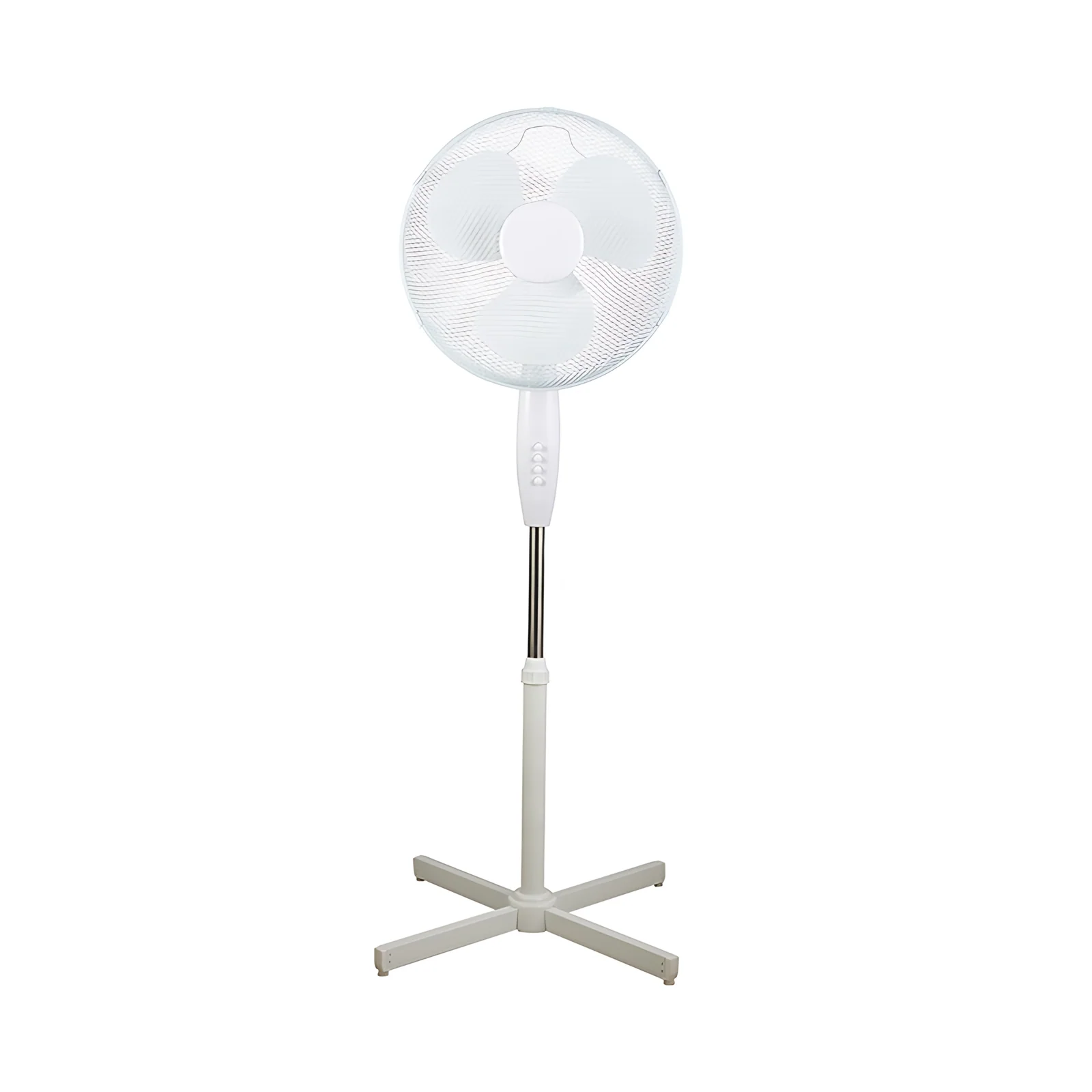 Wholesale Factory 16 Inch Plastic Ventilateur Oscillating Cross Base Cooling Fan Suppliers Electric Vertical Fans for Home