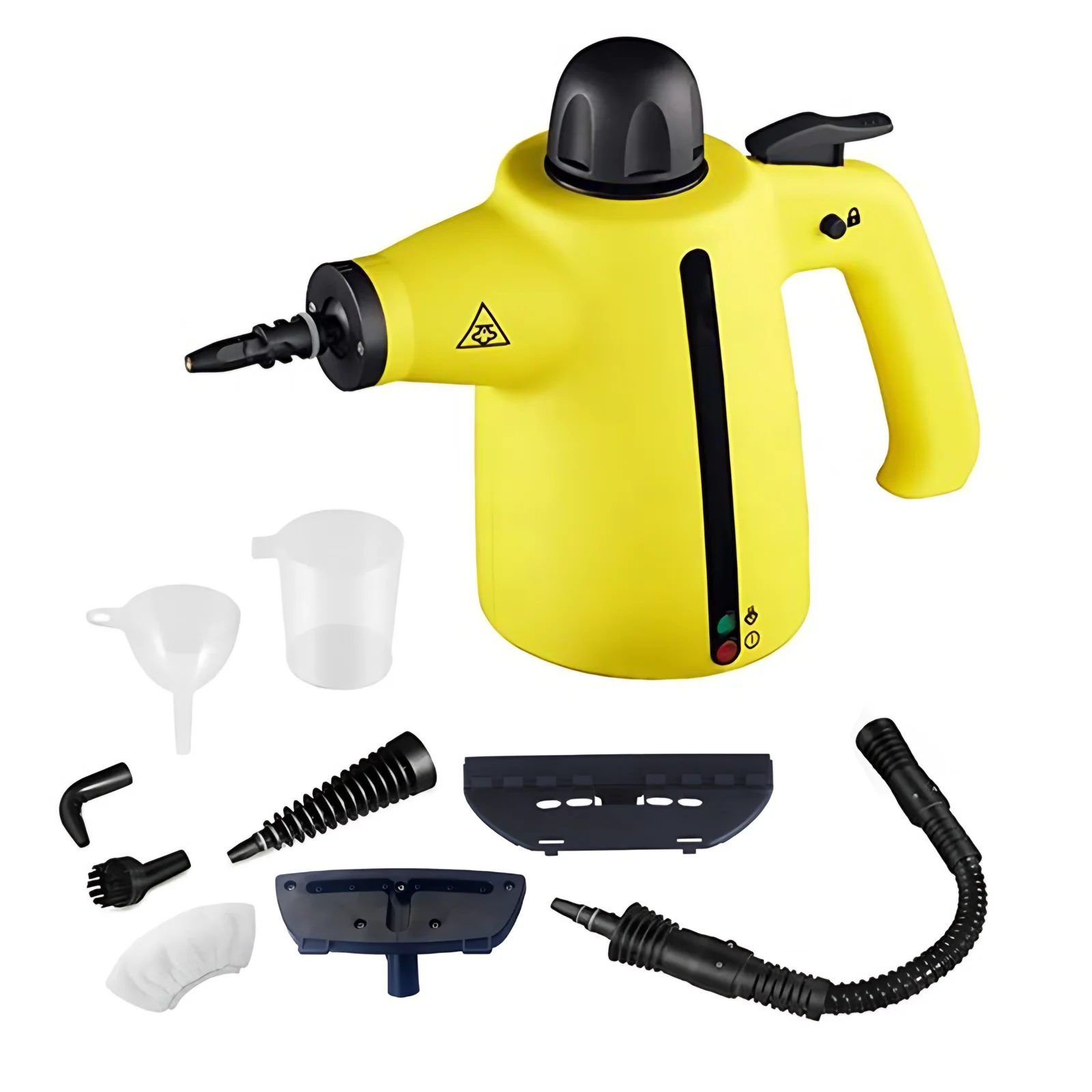 Electric Handheld Steam Cleaner Series Multipurpose Portable for Home Use Safety Lock 9-Piece Accessories 350ml Water Tank