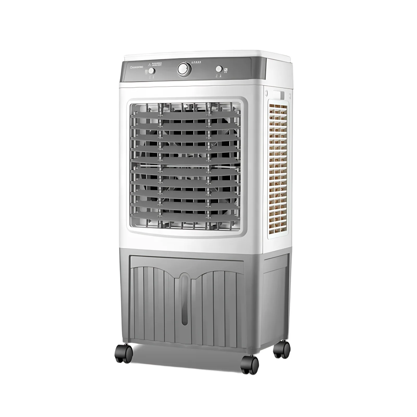 100W Industrial Portable Evaporative air Cooler Noiseless with 40L WaterTank Capacity and 2-4L/Hr Air Flow Volume