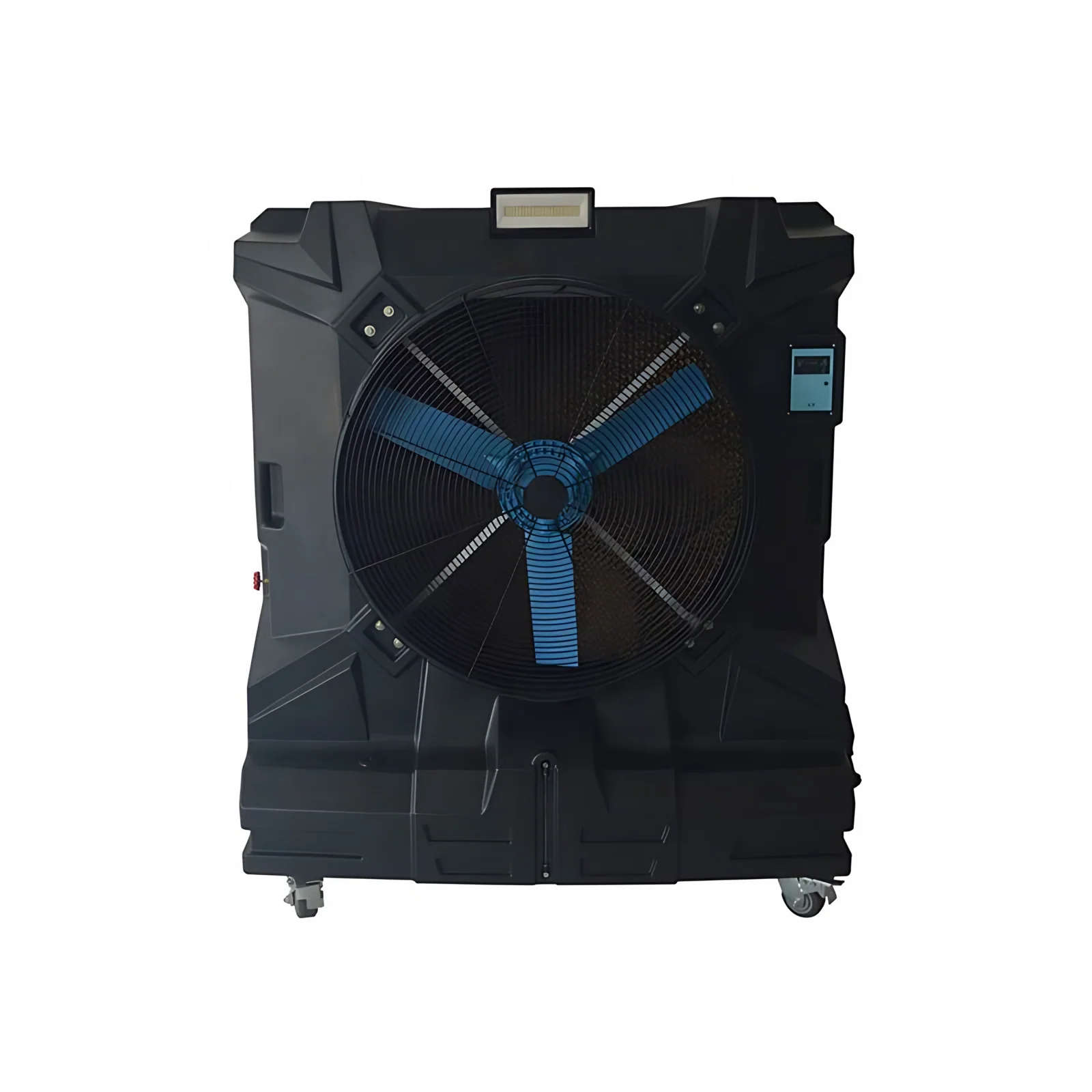 L'électricité à haut débit de 72 litres grand ventilateur de refroidissement du cul ventilateur d'évaporation de refroidisseur d'air avec roues à usage commercial